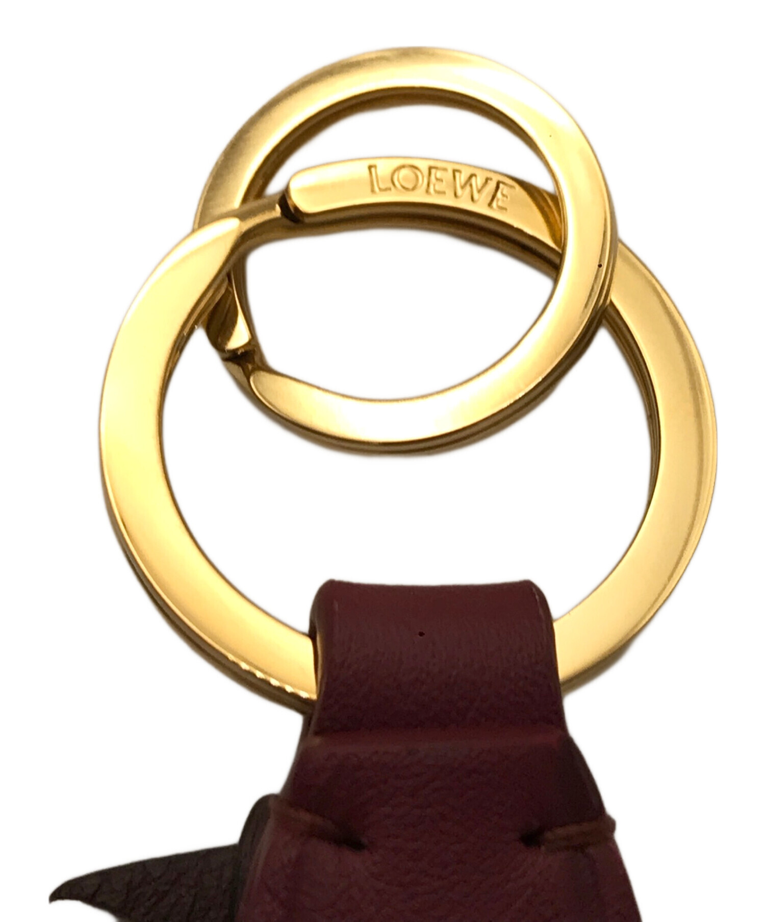 中古・古着通販】LOEWE (ロエベ) クロスブレイデッド キーリング