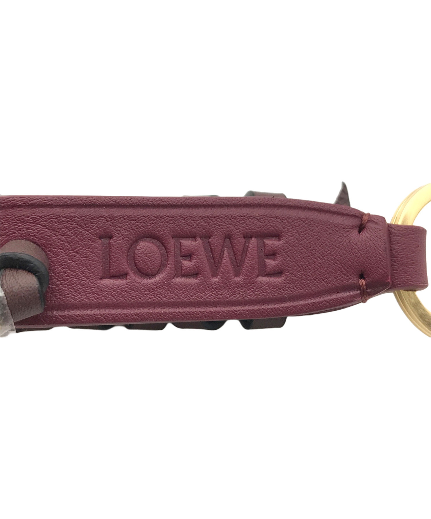 中古・古着通販】LOEWE (ロエベ) クロスブレイデッド キーリング
