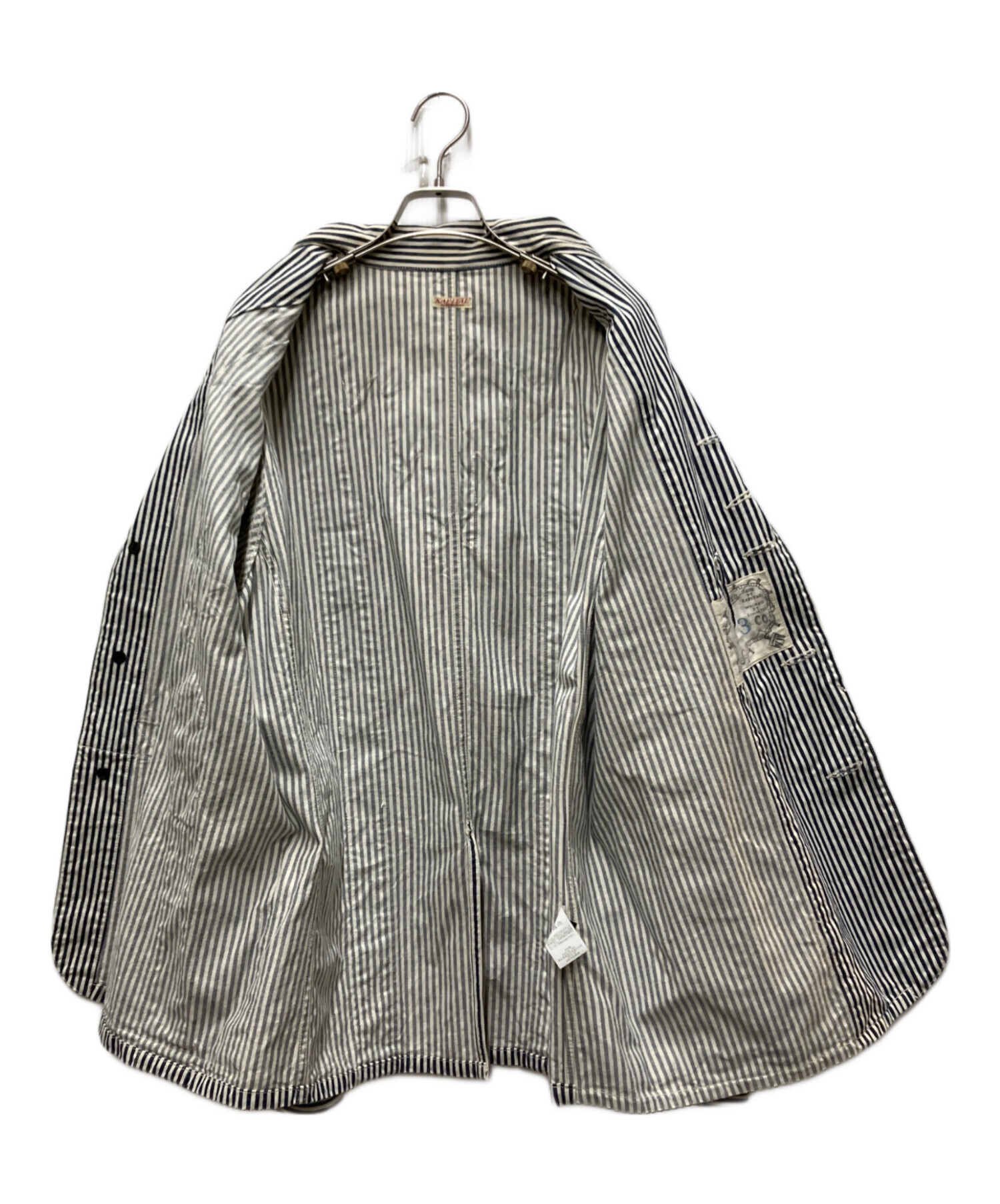【初期　希少】キャピタル kapital カバーオール　ヒッコリー　サイズ4 中古・古着通販】KAPITAL (キャピタル) サンダーバード ヒッコリー