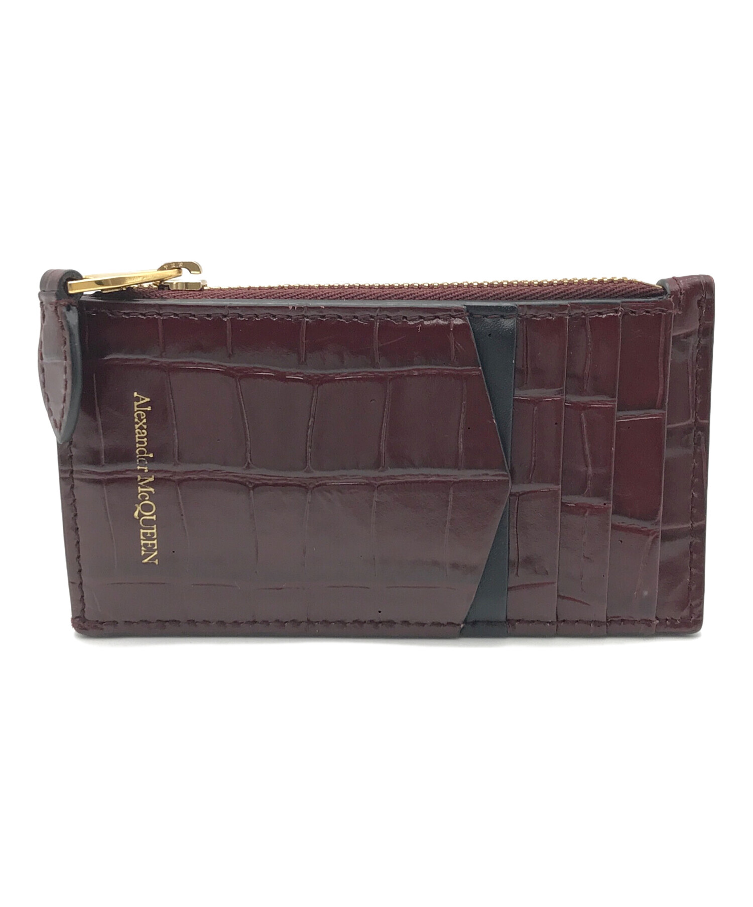 アレキサンダー・マックイーン リブケージ 二つ折り財布 中古・古着通販】ALEXANDER McQUEEN (アレキサンダーマックイーン) 型