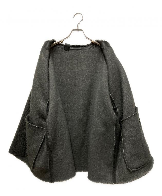 Nハリウッド　コート　フリース 中古・古着通販】N.HOOLYWOOD (エヌ ハリウッド) ノーカラー