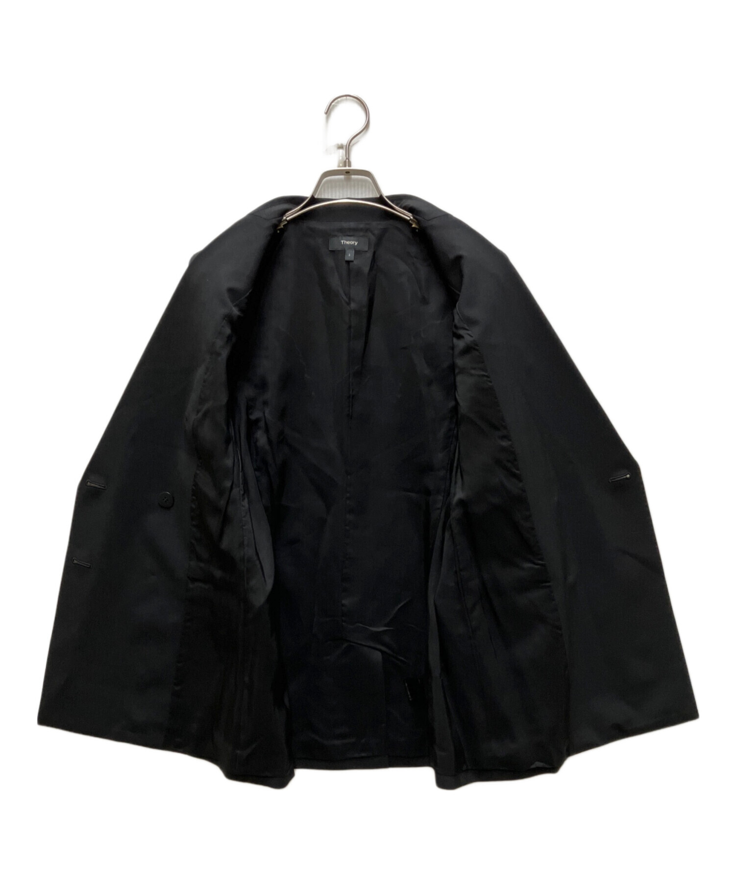 中古・古着通販】theory (セオリー) DB TAILOR JKT ブラック サイズ:2