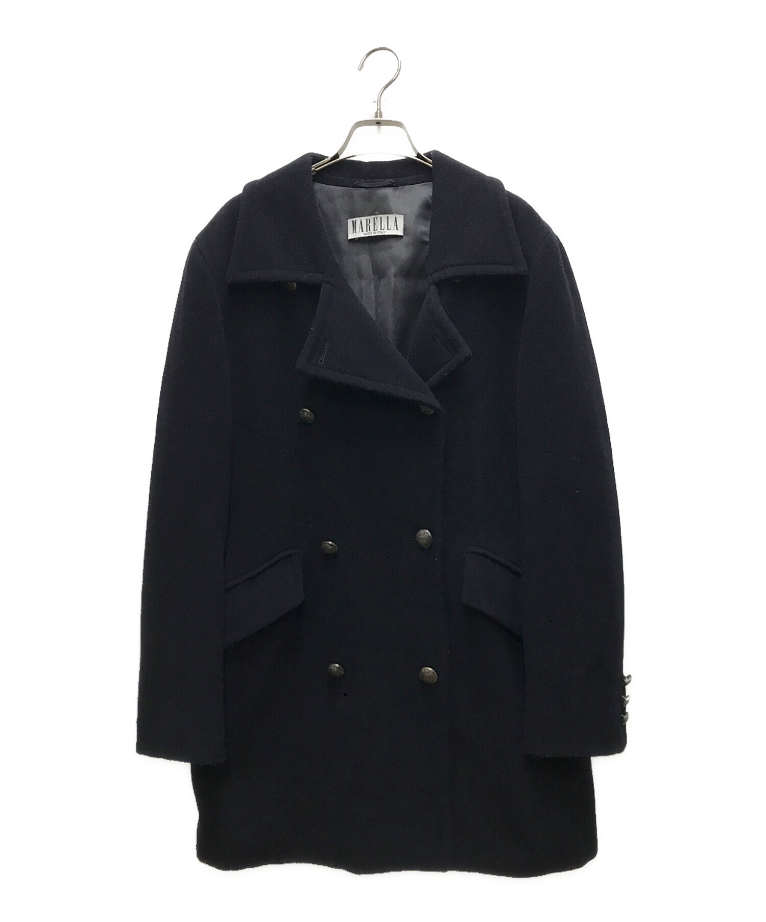 MARELLA マレーラ　コート 中古・古着通販】MARELLA (マレーラ) カシミヤブレンドPコート