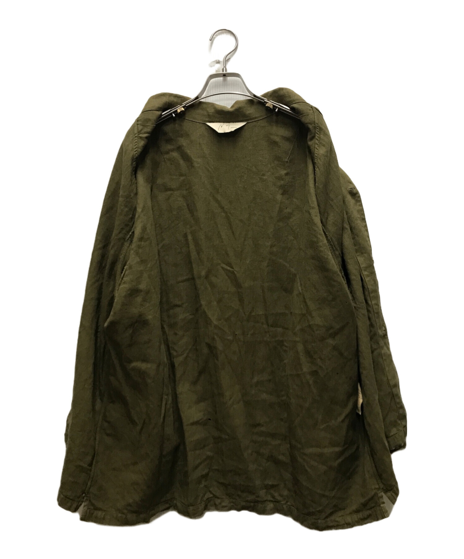 中古・古着通販】ANCELLM (アンセルム) FADED L/C WORK SHIRT グリーン