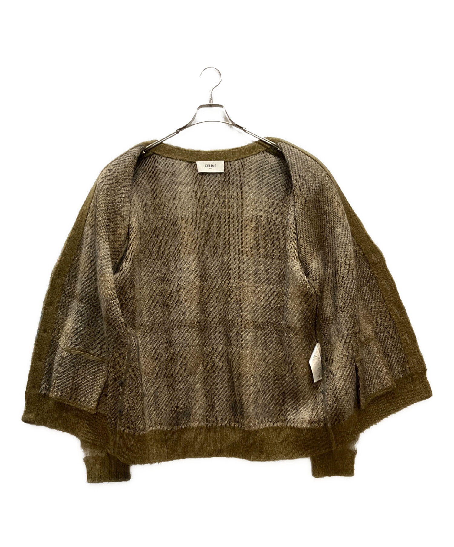 中古・古着通販】CELINE (セリーヌ) ブラッシュドモヘアカーディガン