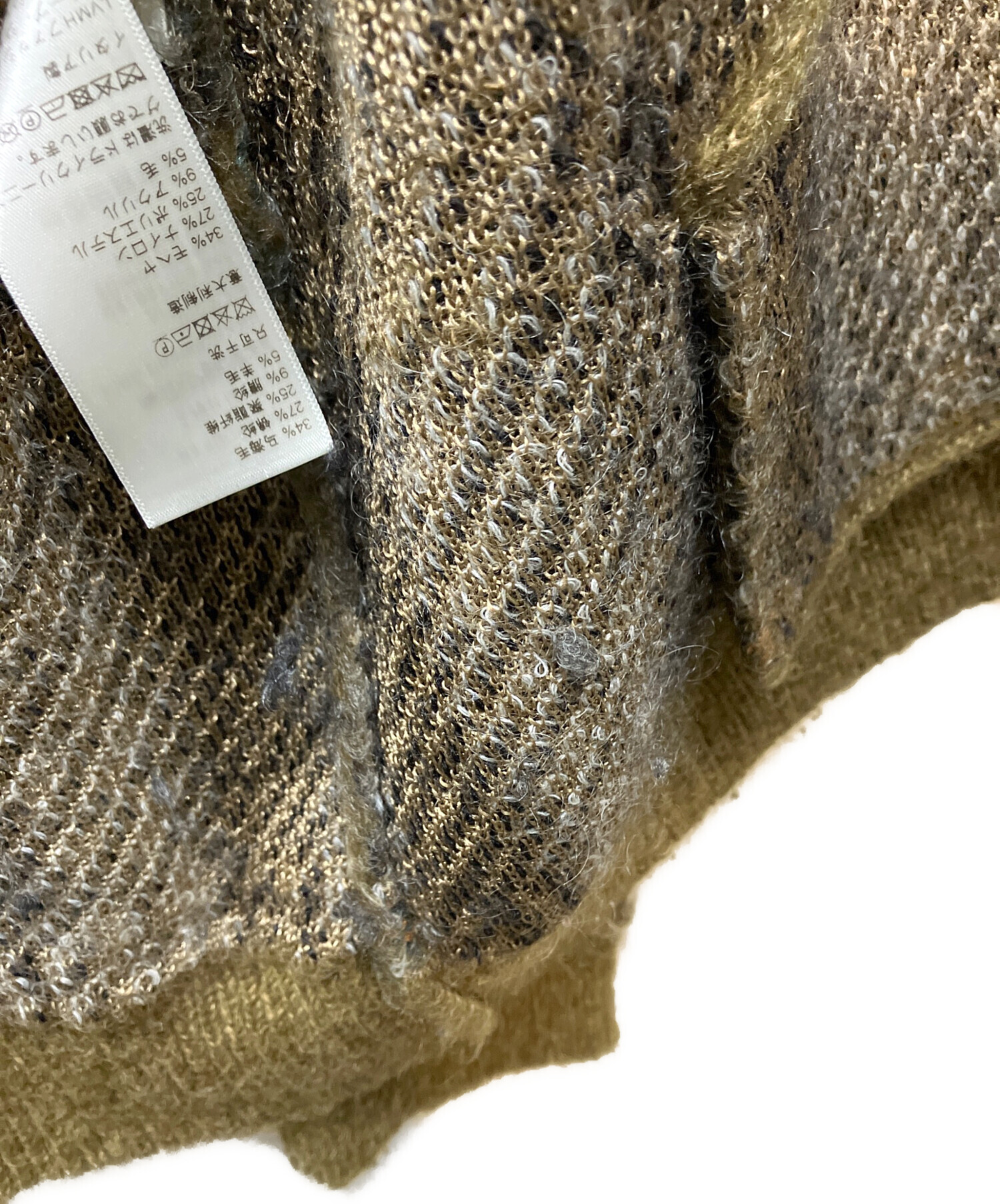 中古・古着通販】CELINE (セリーヌ) ブラッシュドモヘアカーディガン