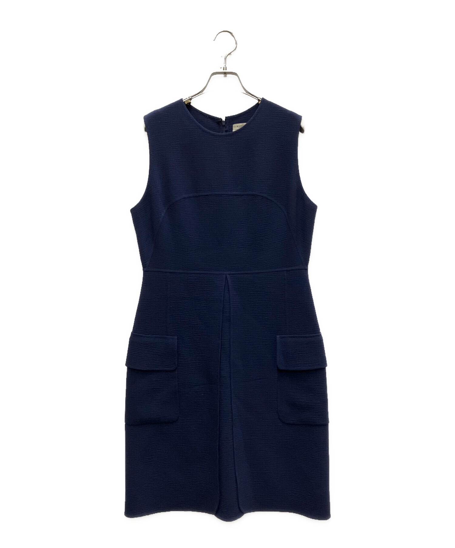 中古・古着通販】CELINE (セリーヌ) ウール混ノースリーブワンピース