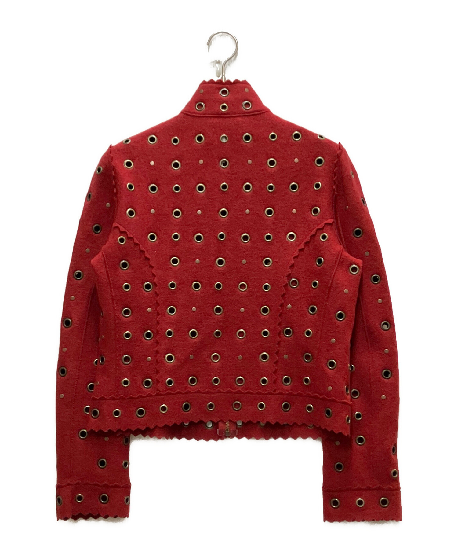 良品✨MOSCHINO モスキーノ ウール フーデットコート ヴィンテージ 中古・古着通販】MOSCHINO (モスキーノ) ウールアイレットジャケット