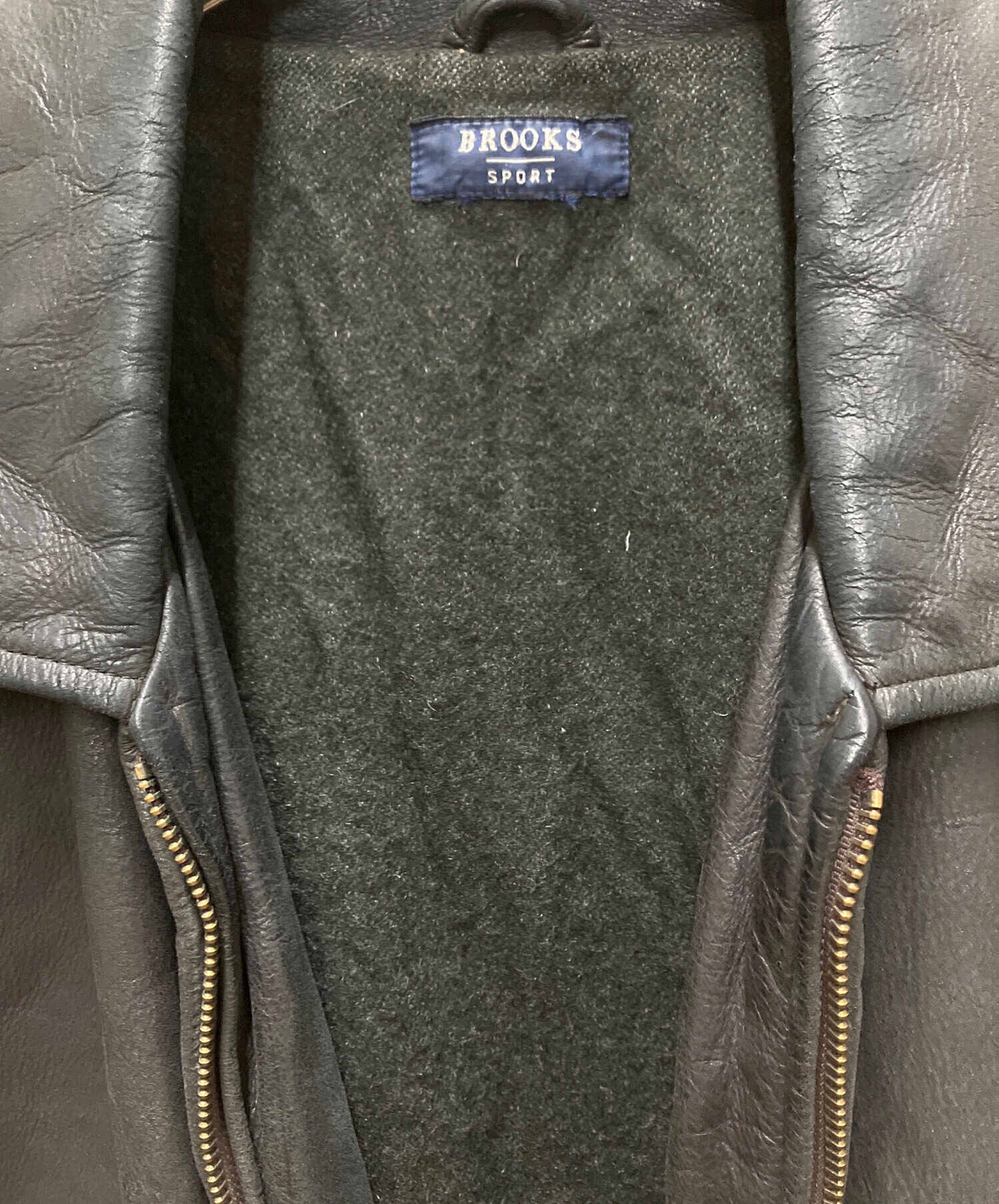 中古・古着通販】BROOKS SPORT (ブルックススポーツ) レザースポーツ