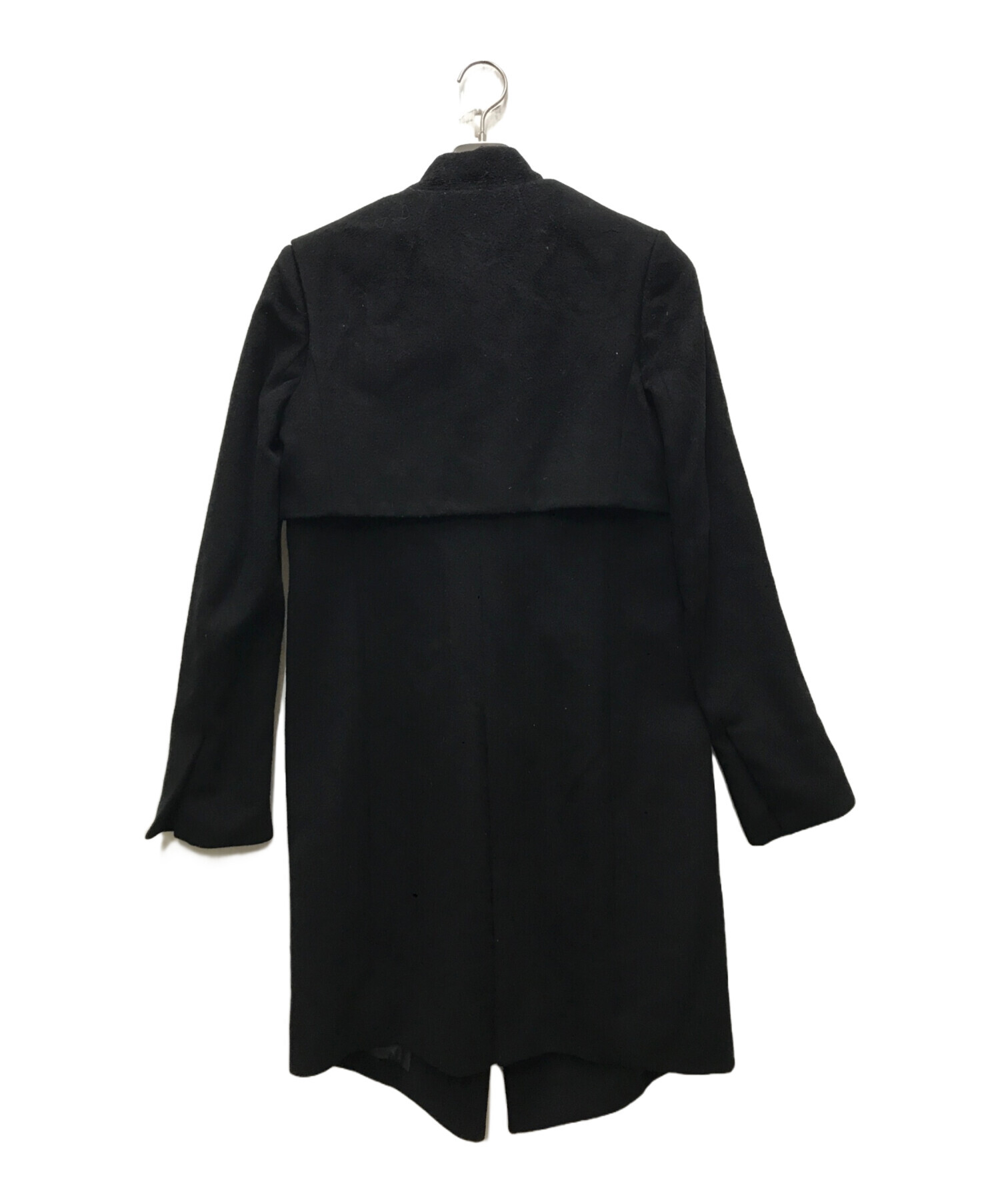 ヘルムート ラング 本人期 貴重　シルクシフォン コート 黒 シースルー 中古・古着通販】HELMUT LANG (ヘルムートラング) カシミヤブレンド