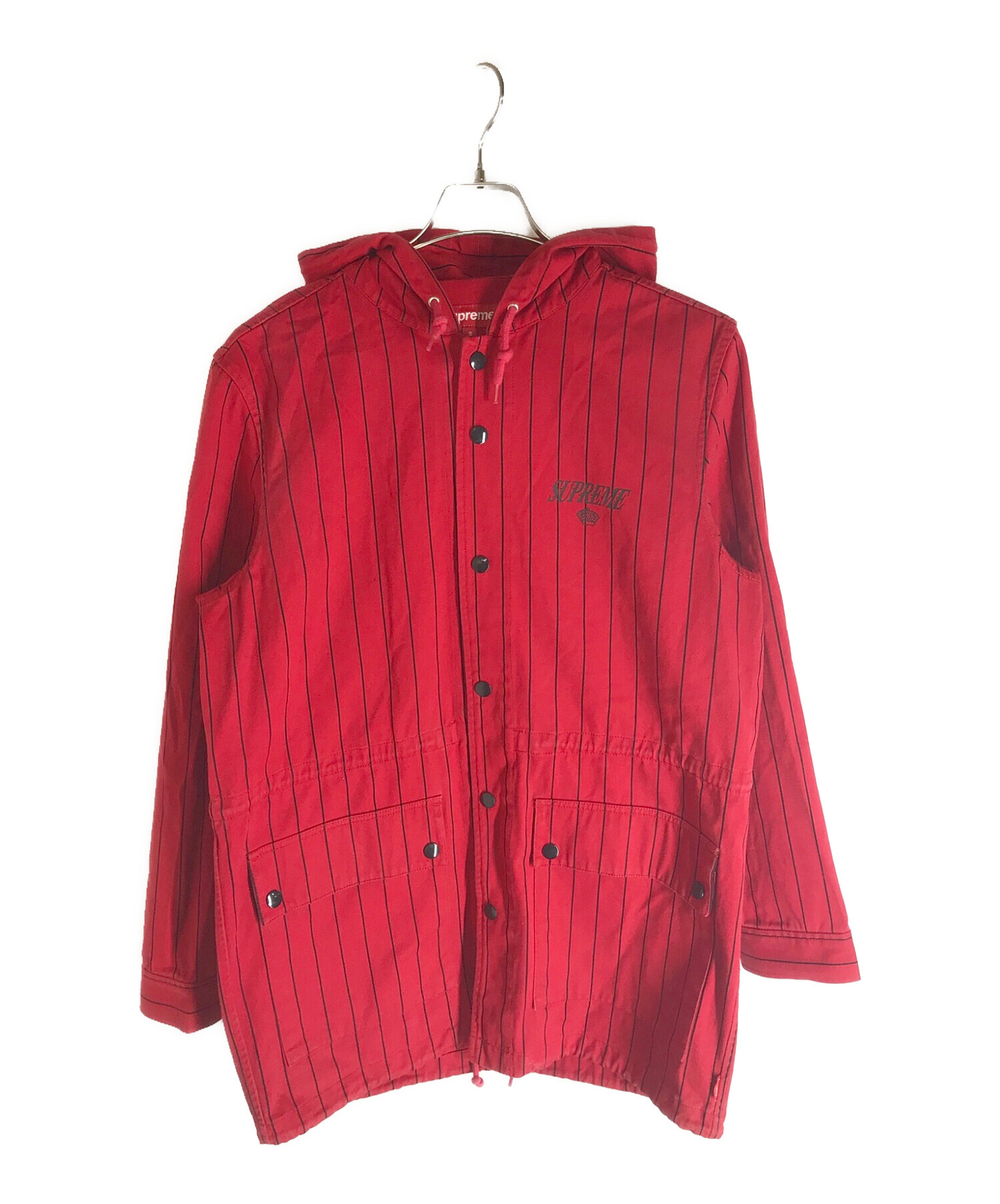 中古・古着通販】SUPREME (シュプリーム) 13AW PINSTRIPE twill parka 