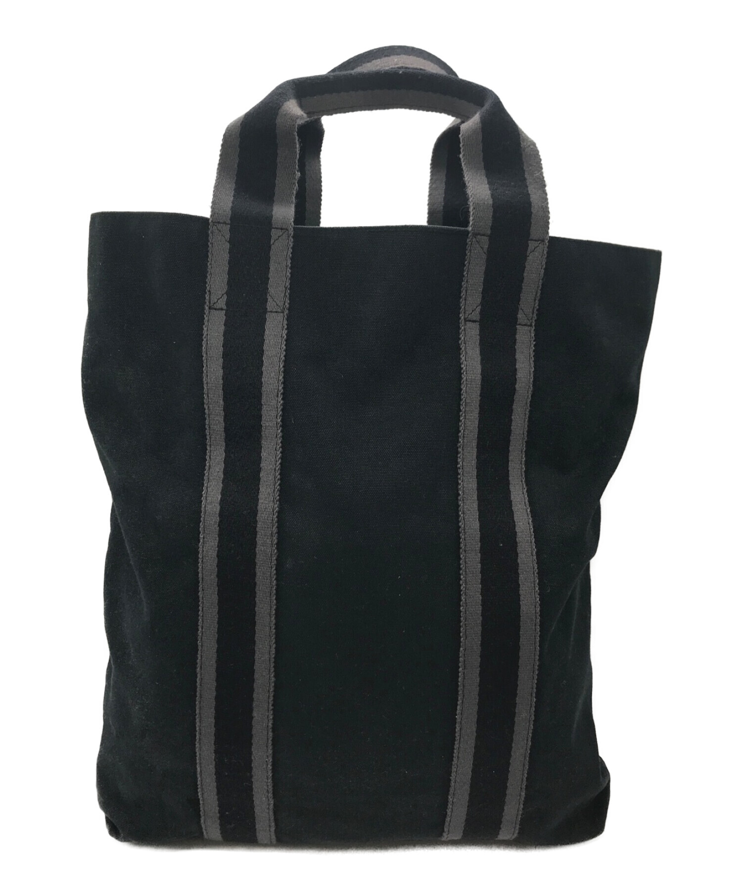 HERMES エルメス フールトゥ カバス トートバッグブラック