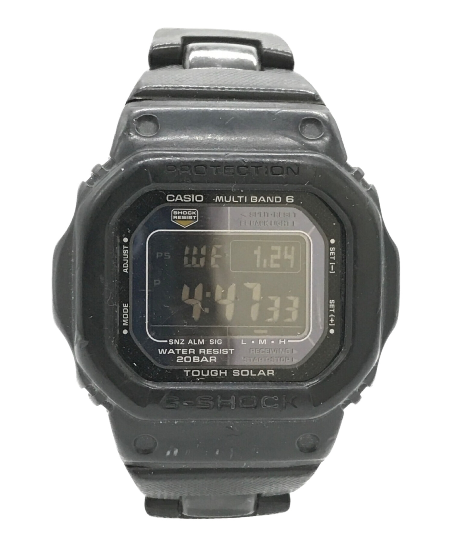 中古・古着通販】CASIO (カシオ) 電波ソーラー ELバックライトタイプ 