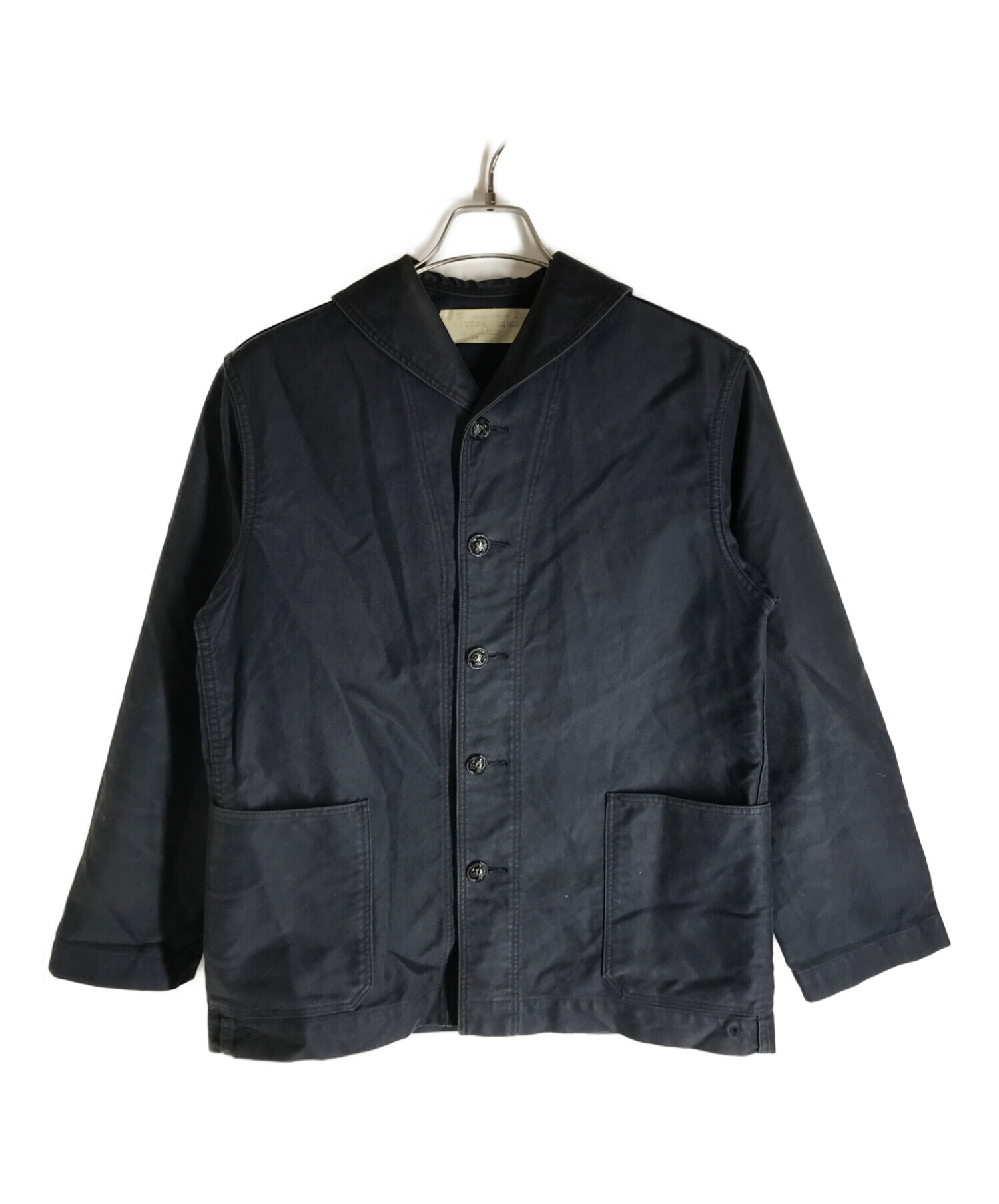 中古・古着通販】BLACK SIGN (ブラックサイン) カバーオール ネイビー