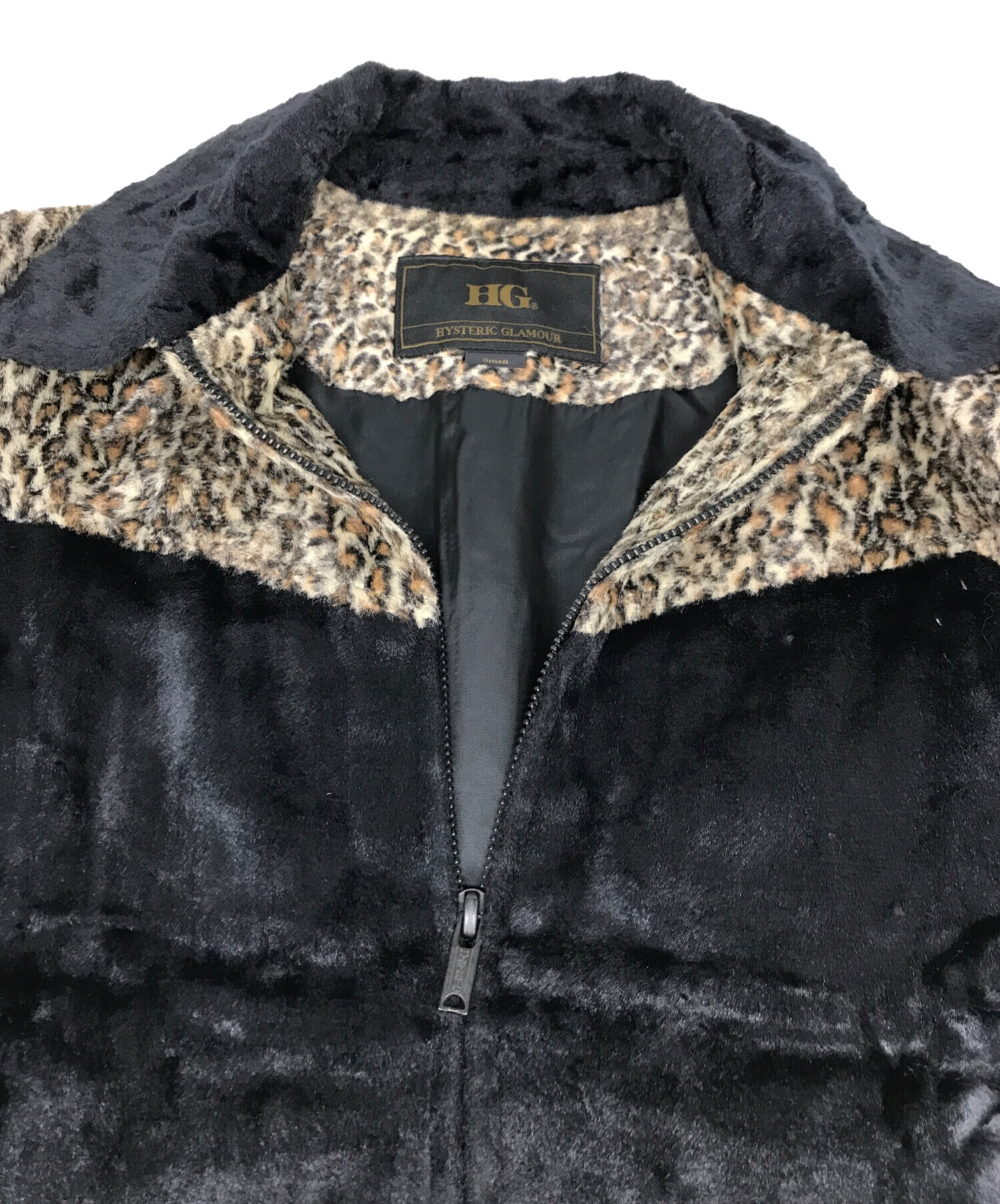 ヒステリックグラマー レオパードベロアドッキングジャケット 美品 中古・古着通販】Hysteric Glamour (ヒステリックグラマー) オールド