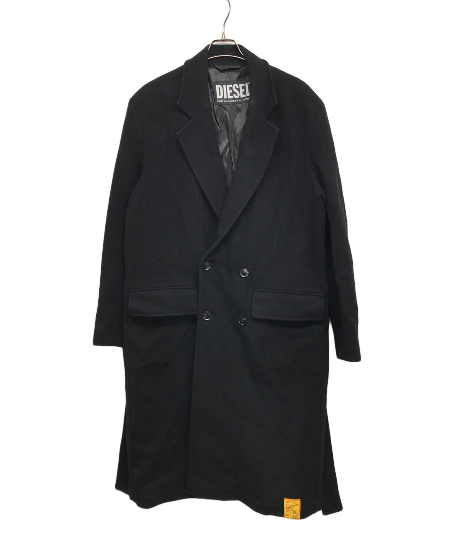 ディーゼル　チェスターコート 中古・古着通販】DIESEL (ディーゼル) オーバーダブルチェスターコート