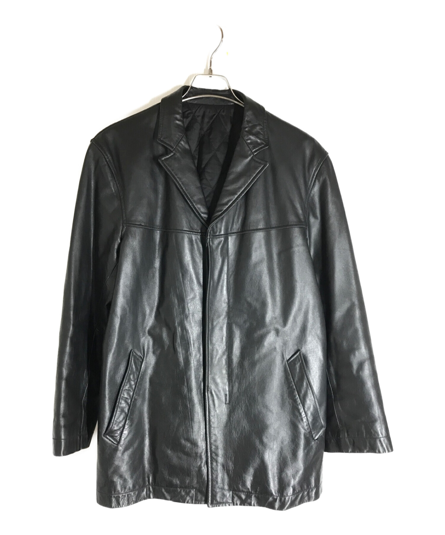 MONSIEUR NICOLE (ムッシュ 二コル) 　長袖シャツ　Mサイズ 46　メンズ 中古ムッシュニコル monsieur NICOLE テーラードジャケット コットン