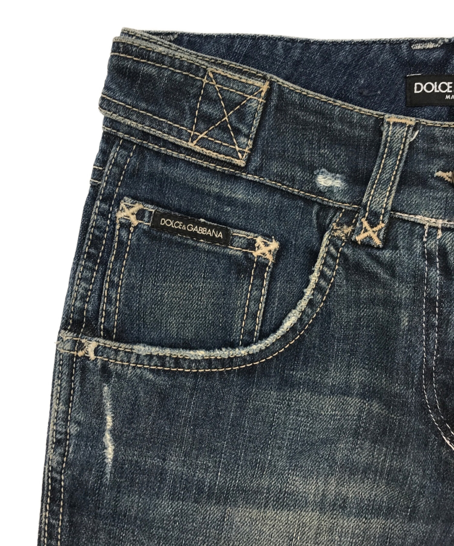 中古・古着通販】DOLCE & GABBANA (ドルチェ＆ガッバーナ) 裾ボタン 