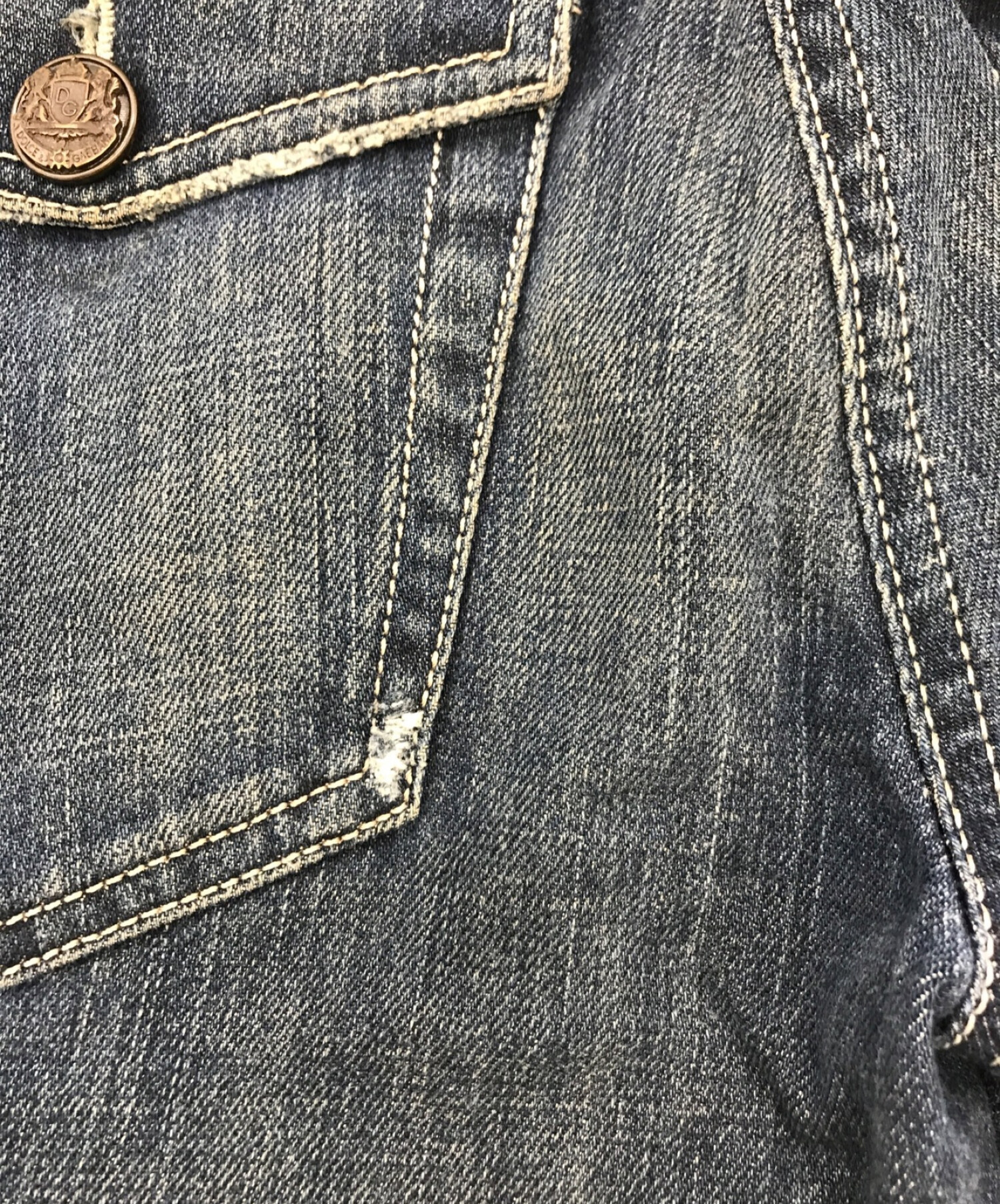 中古・古着通販】DOLCE & GABBANA (ドルチェ＆ガッバーナ) 裾ボタン 