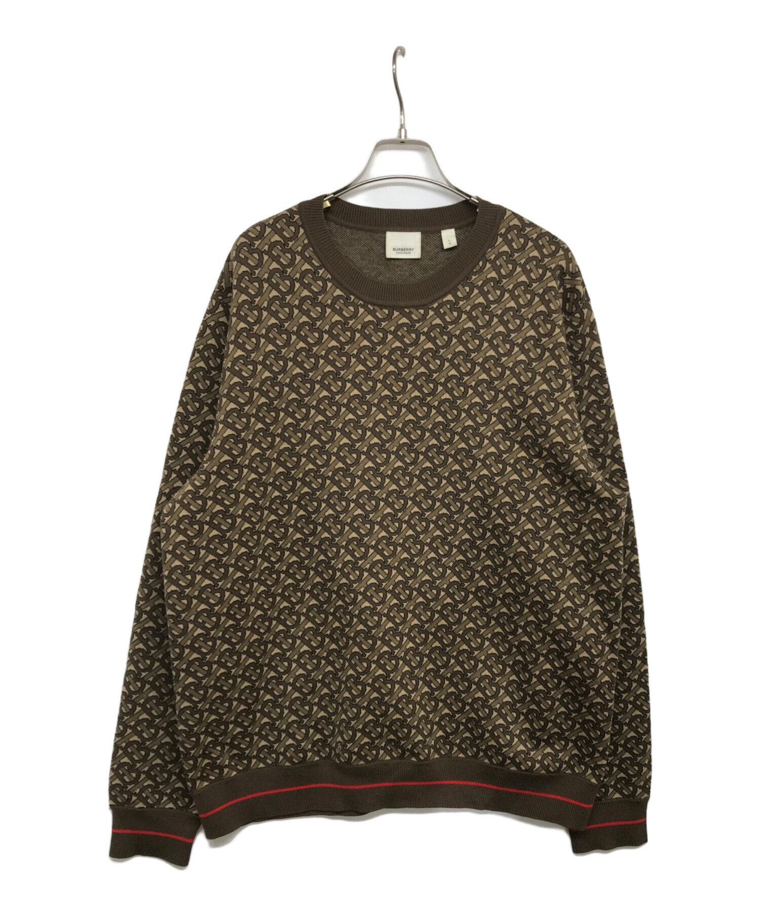 中古・古着通販】BURBERRY (バーバリー) モノグラムクルーネック 