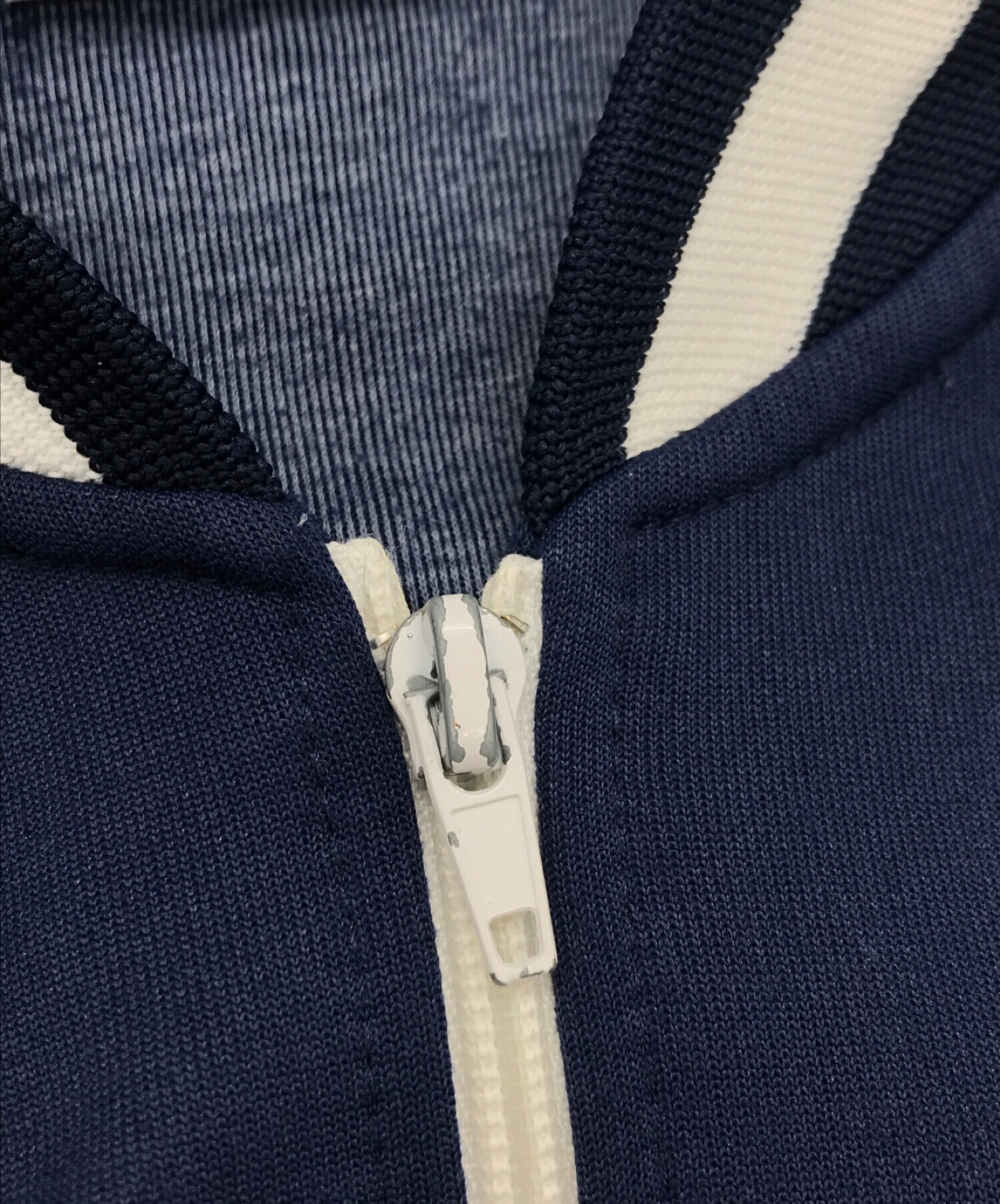 中古・古着通販】adidas (アディダス) 古着トラックブルゾン ネイビー