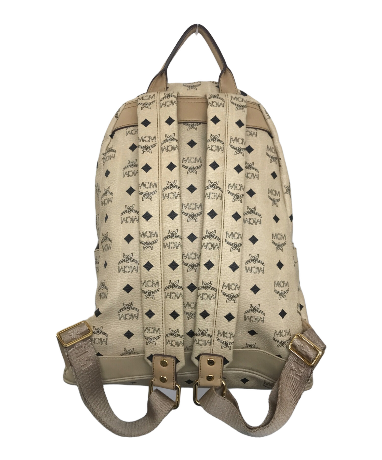 美品 MCM ベージュmini ギャランティカードあり 【公式通販】