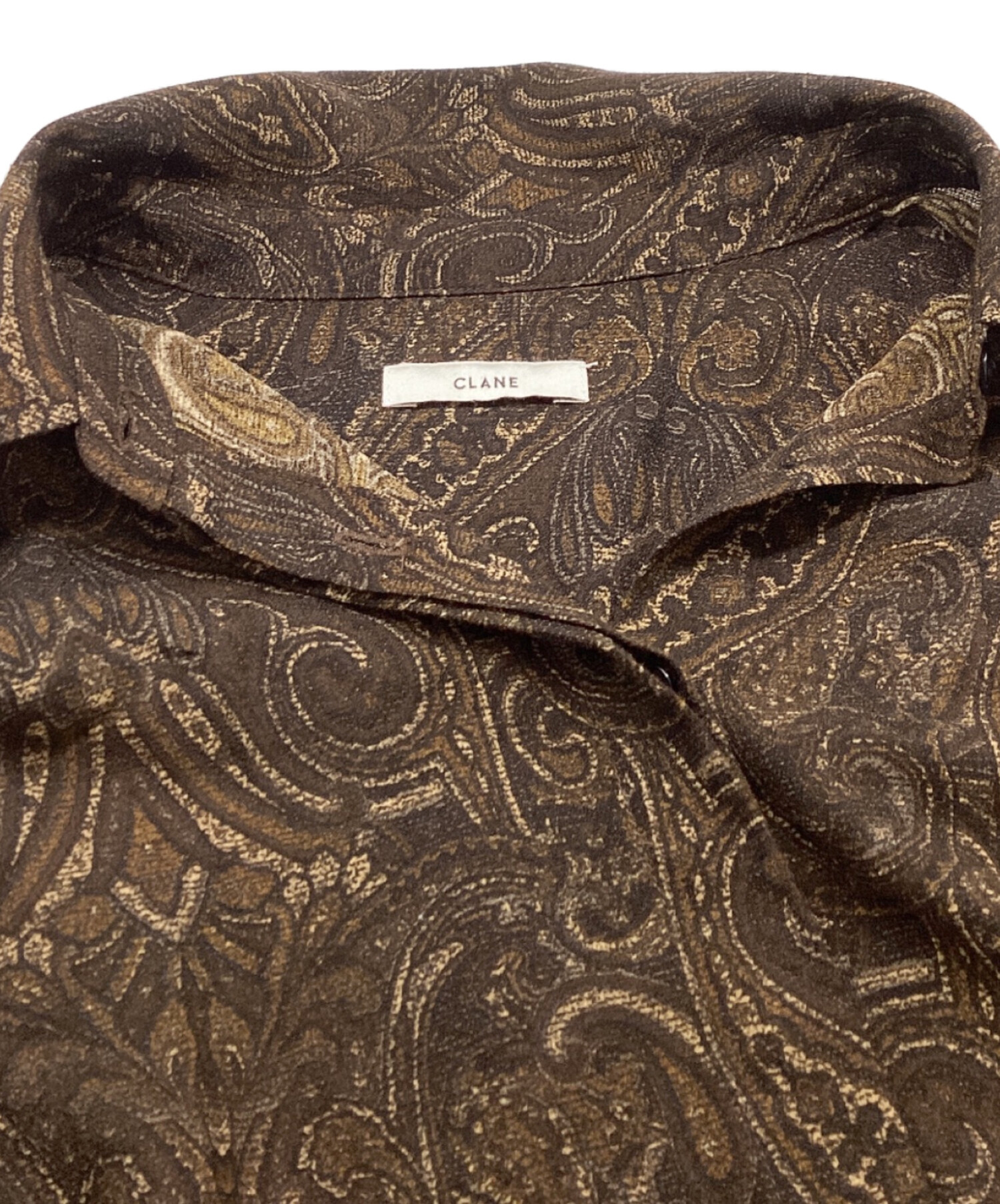 中古・古着通販】CLANE (クラネ) ペイズリーウエストリボンワンピース