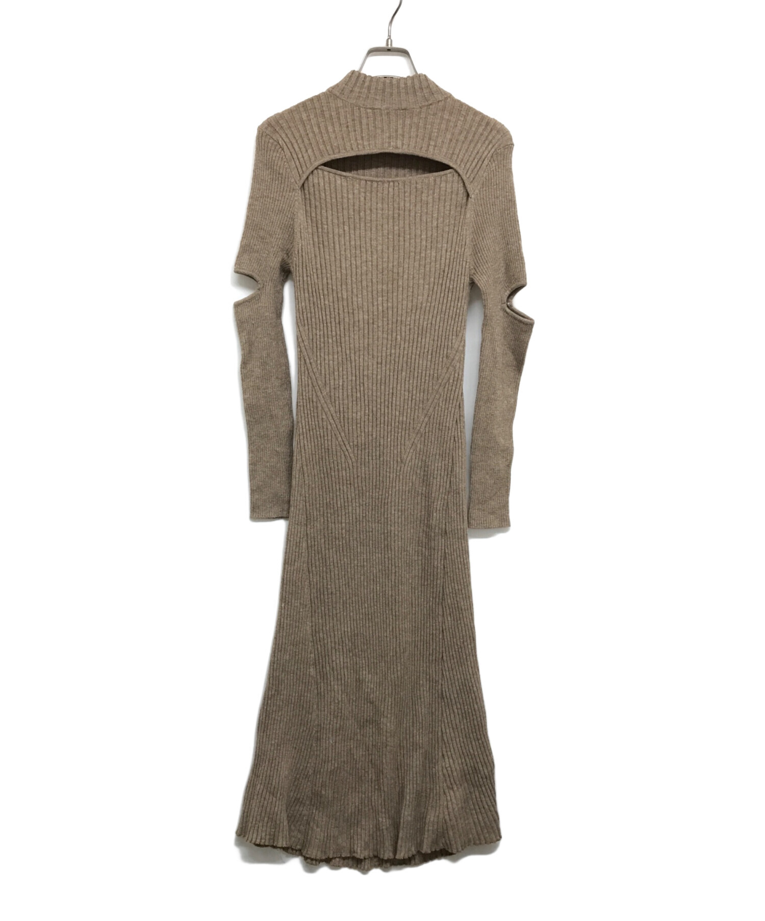 【ria.】sachat サーシャ マルチカットアウトリブドレス 中古・古着通販】sachat (サーシャ) MULTI CUT OUT LIB DRESS マルチ