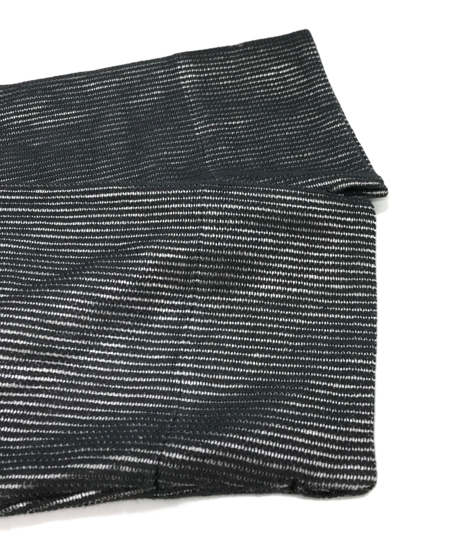 HaaT ISSEY MIYAKE シャーリングストライプジャケット 中綿入り 中古・古着通販】ISSEY MIYAKE (イッセイミヤケ) コットン ストライプ