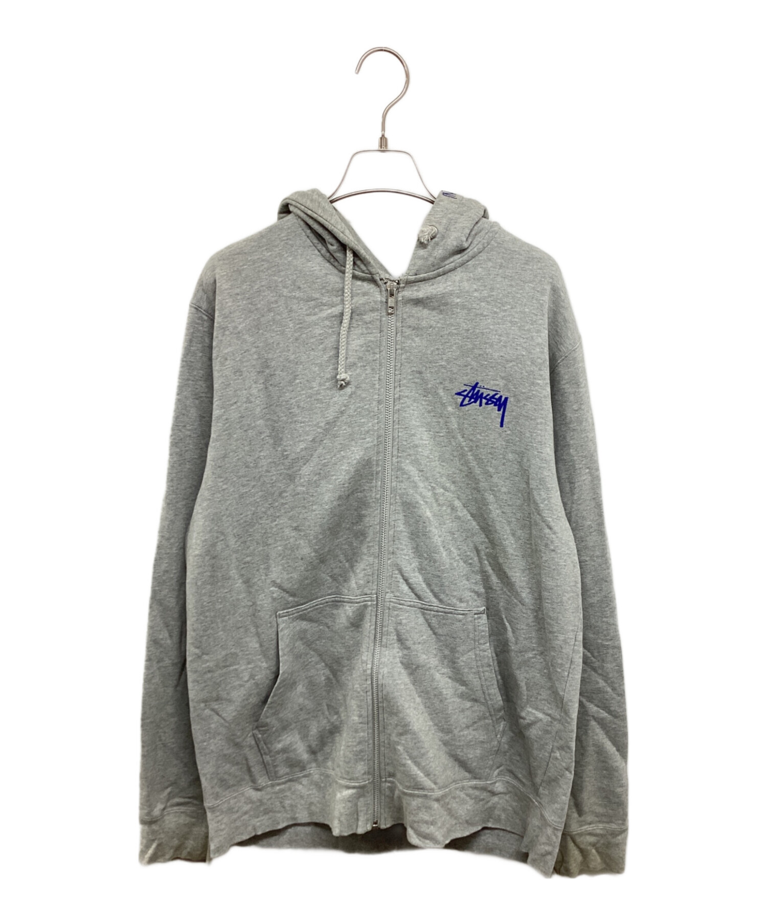 中古・古着通販】stussy (ステューシー) オールドロゴプリントジップ 