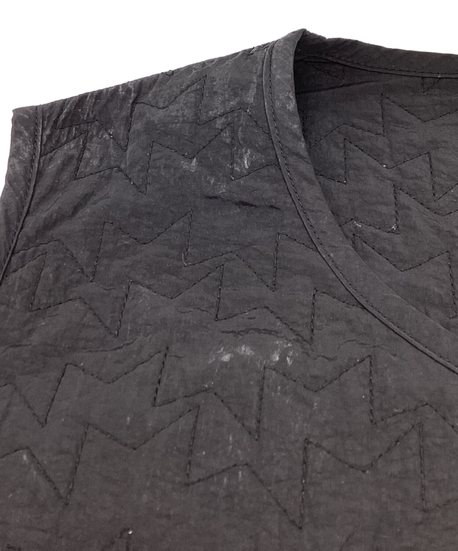 中古・古着通販】LE GLAZIK (ル グラジック) キルティングロングベスト