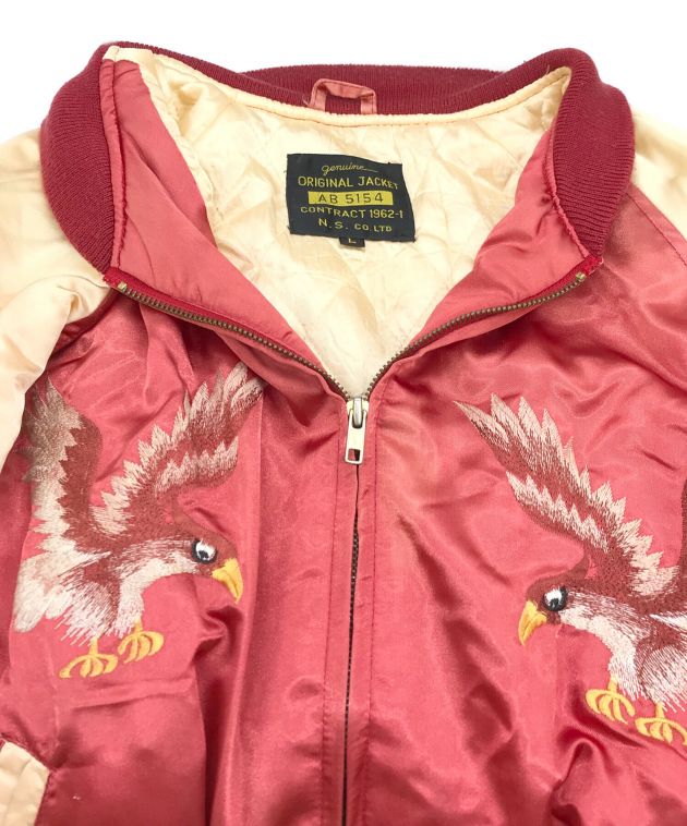 WEST PAC TOUR 80sヴィンテージ 別珍 スカジャン レッド 龍 WEST PAC TOUR 80sヴィンテージ 別珍 スカジャン レッド 龍 WEST PAC