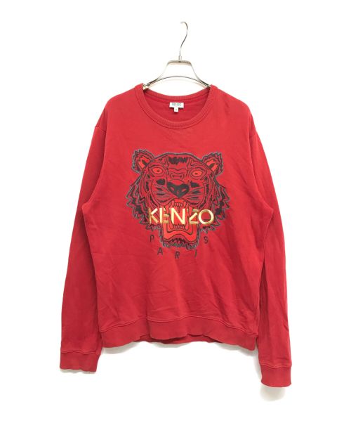 KENZO / 虎刺スウェット/F955SW0014X7/スウェット/S/コットン/RED 3050003126020460_01_0616w.jpeg