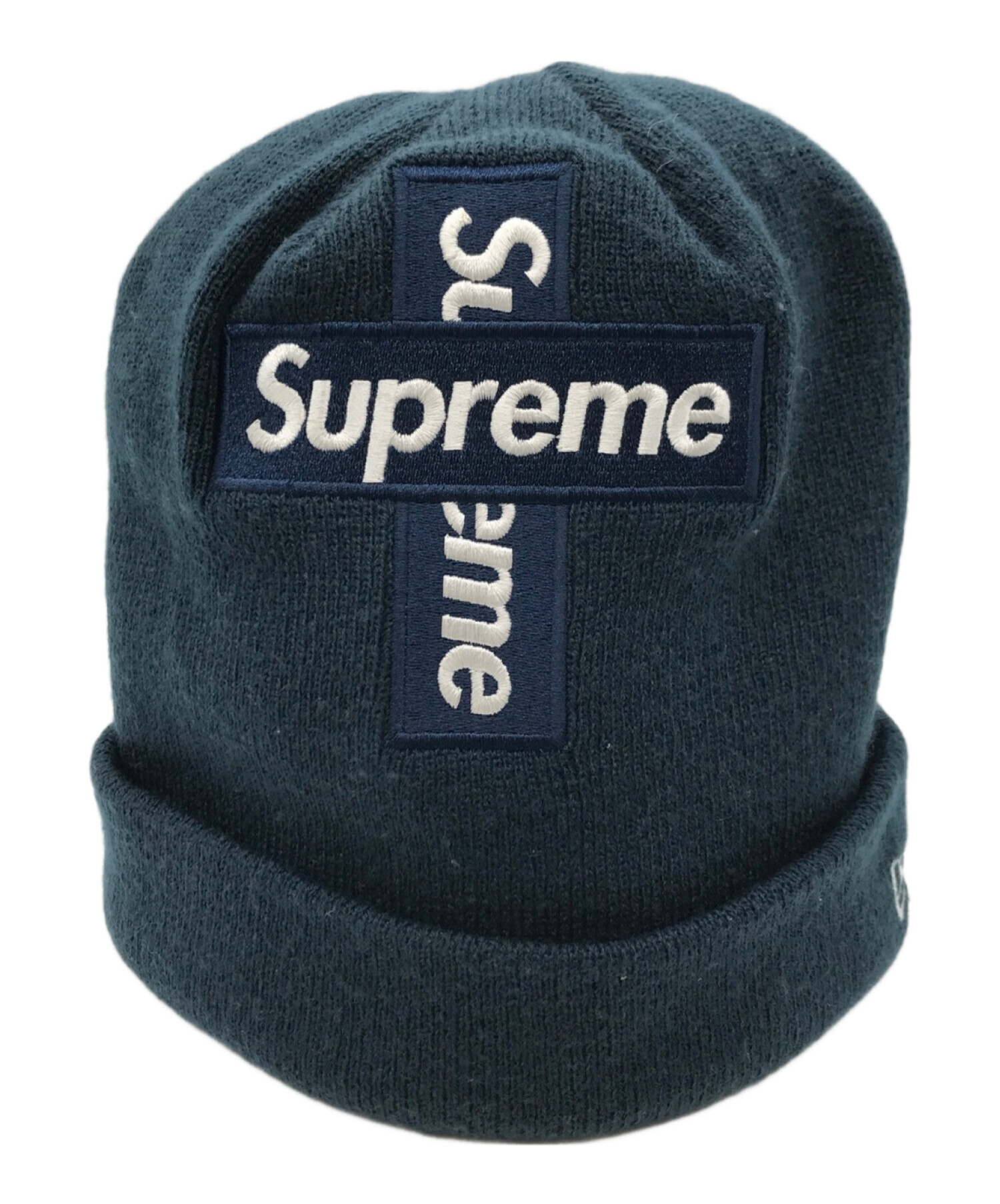 Supreme box logo beanie ニット帽 ビーニー NAVY 【公式通販】
