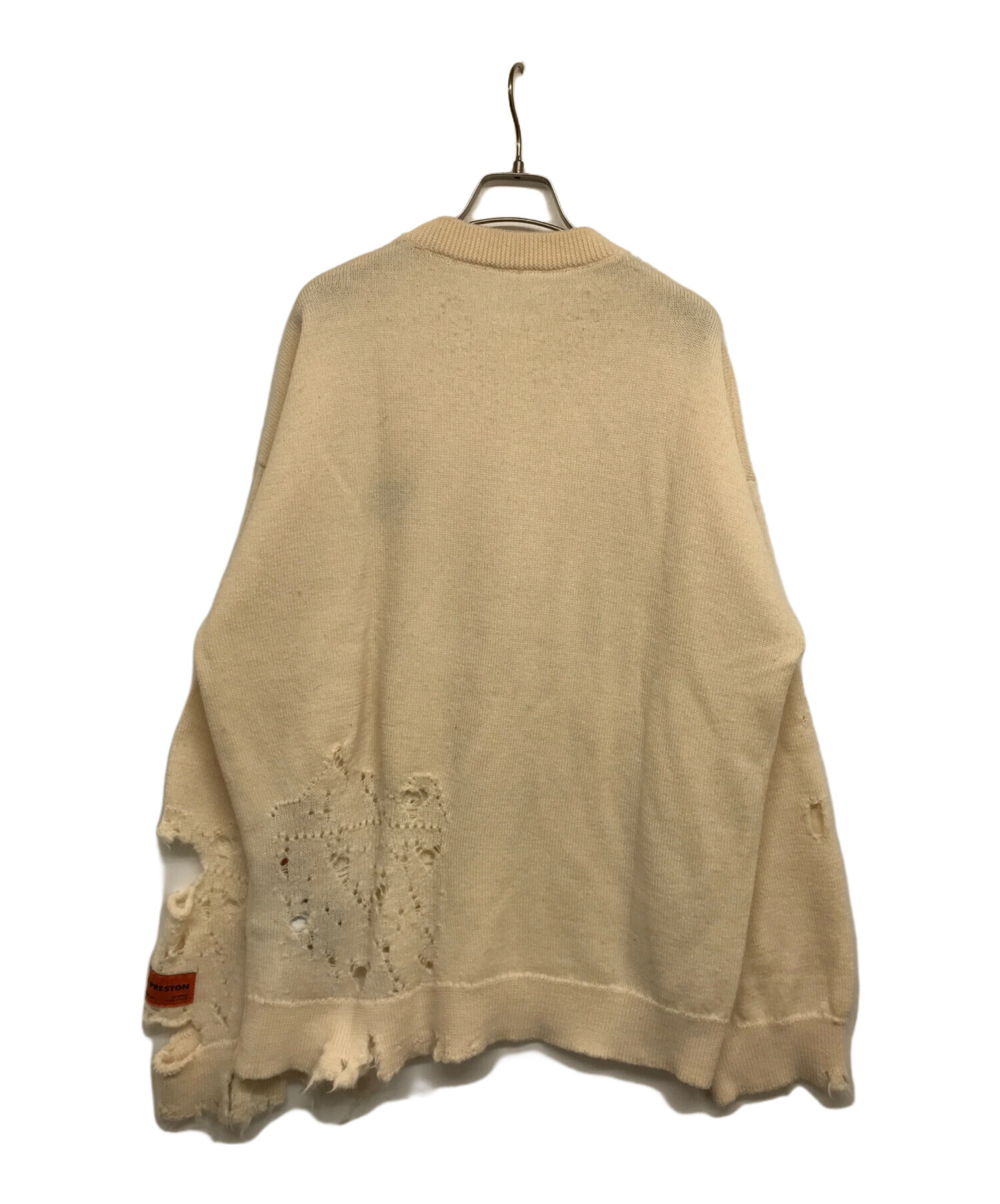 中古・古着通販】HERON PRESTON (ヘロンプレストン) Shredded Knit 