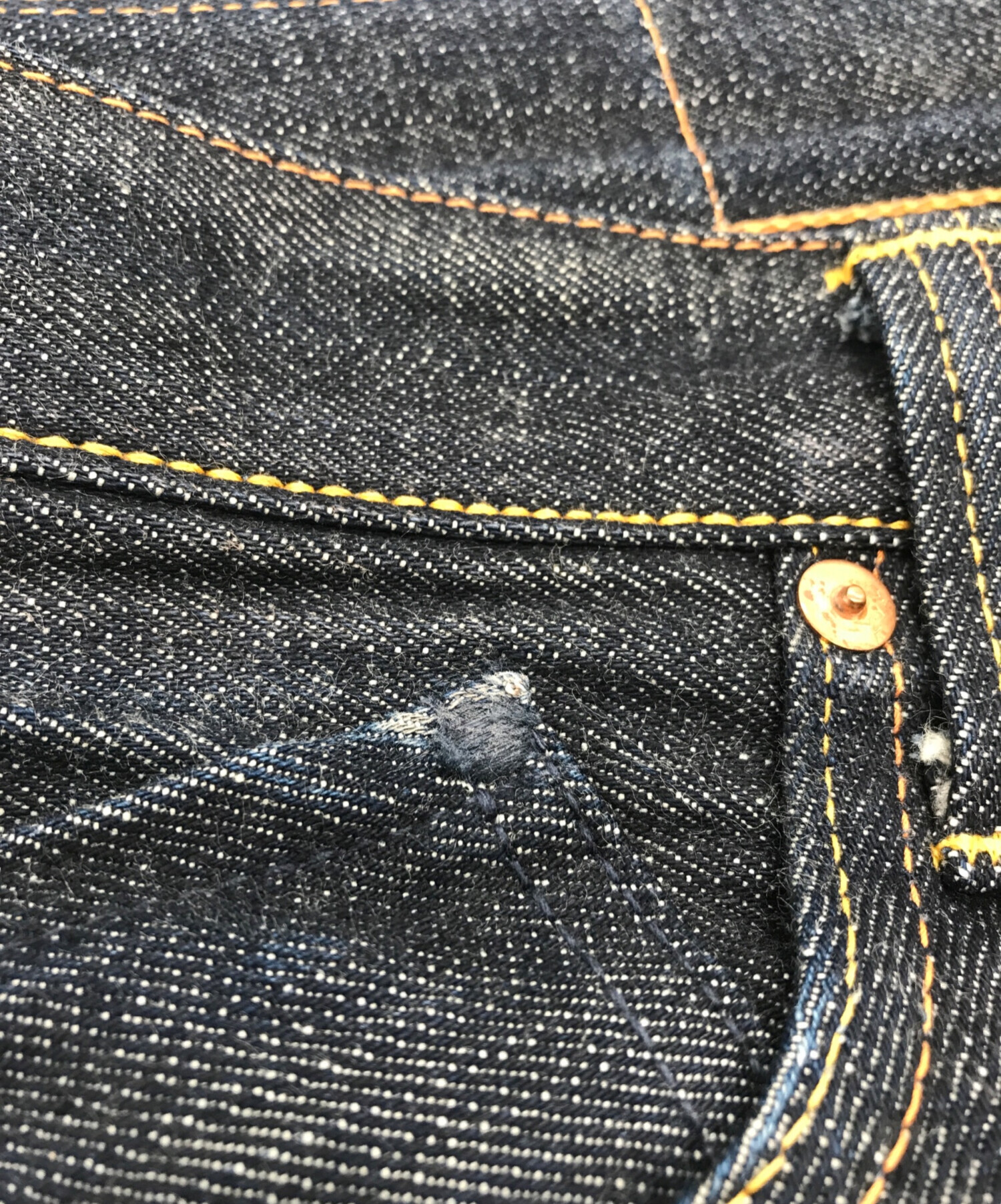 中古・古着通販】EVISU (エビス) Lot 2000T セルビッチ カモメペイント
