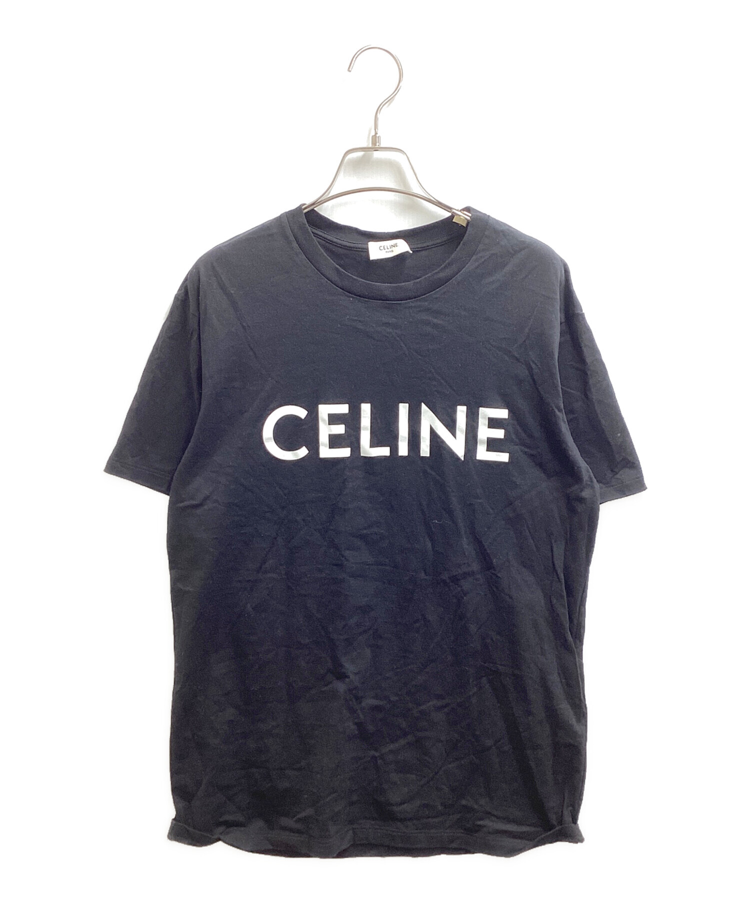 中古・古着通販】CELINE (セリーヌ) ロゴTシャツ 2X764671Q ブラック 
