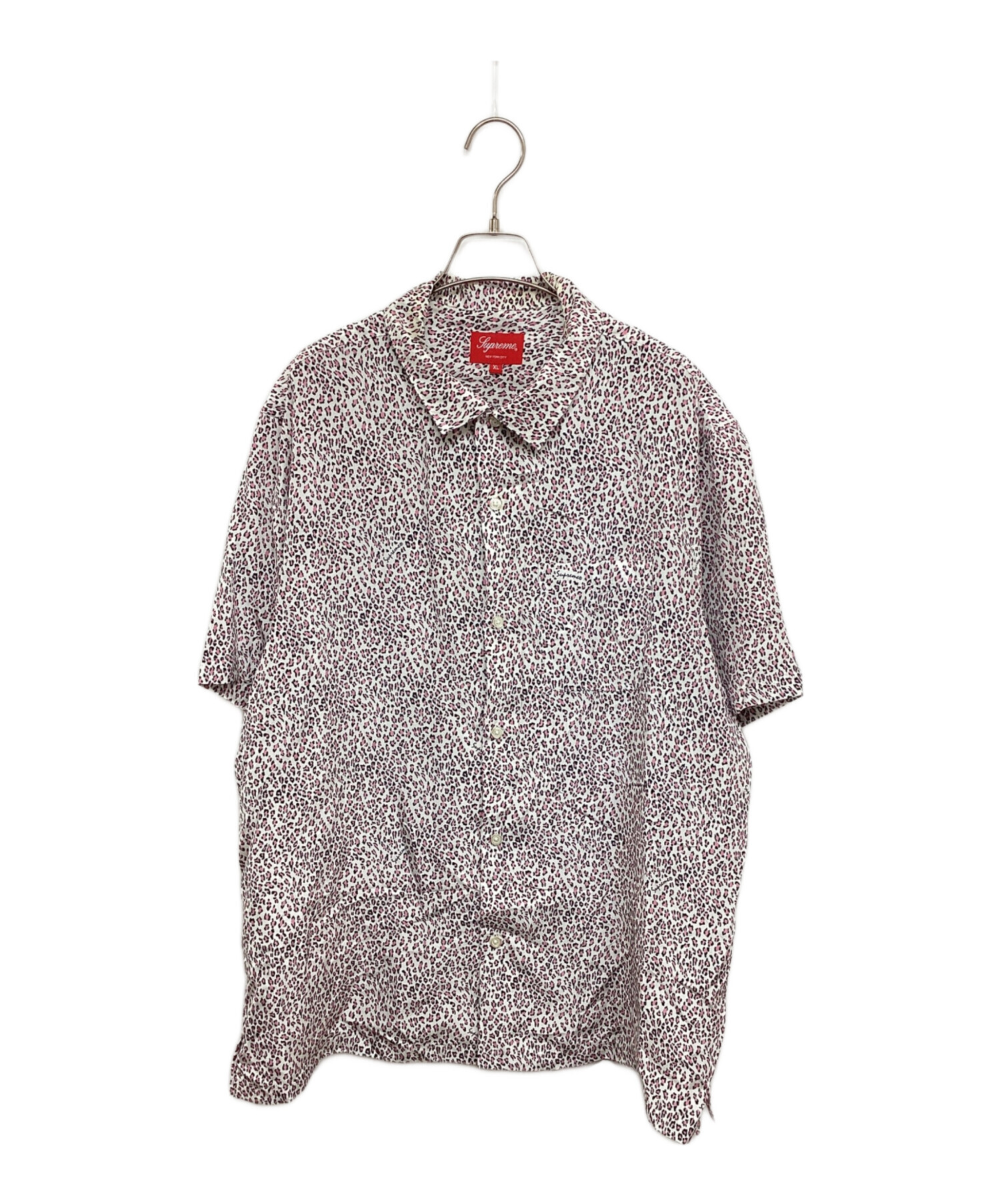 中古・古着通販】SUPREME (シュプリーム) Leopard Silk S/S Shirt 22SS