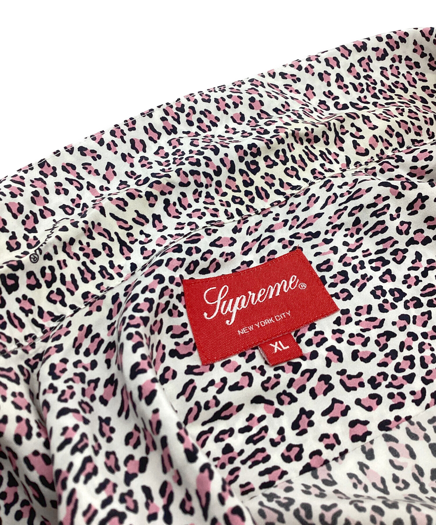 中古・古着通販】SUPREME (シュプリーム) Leopard Silk S/S Shirt 22SS