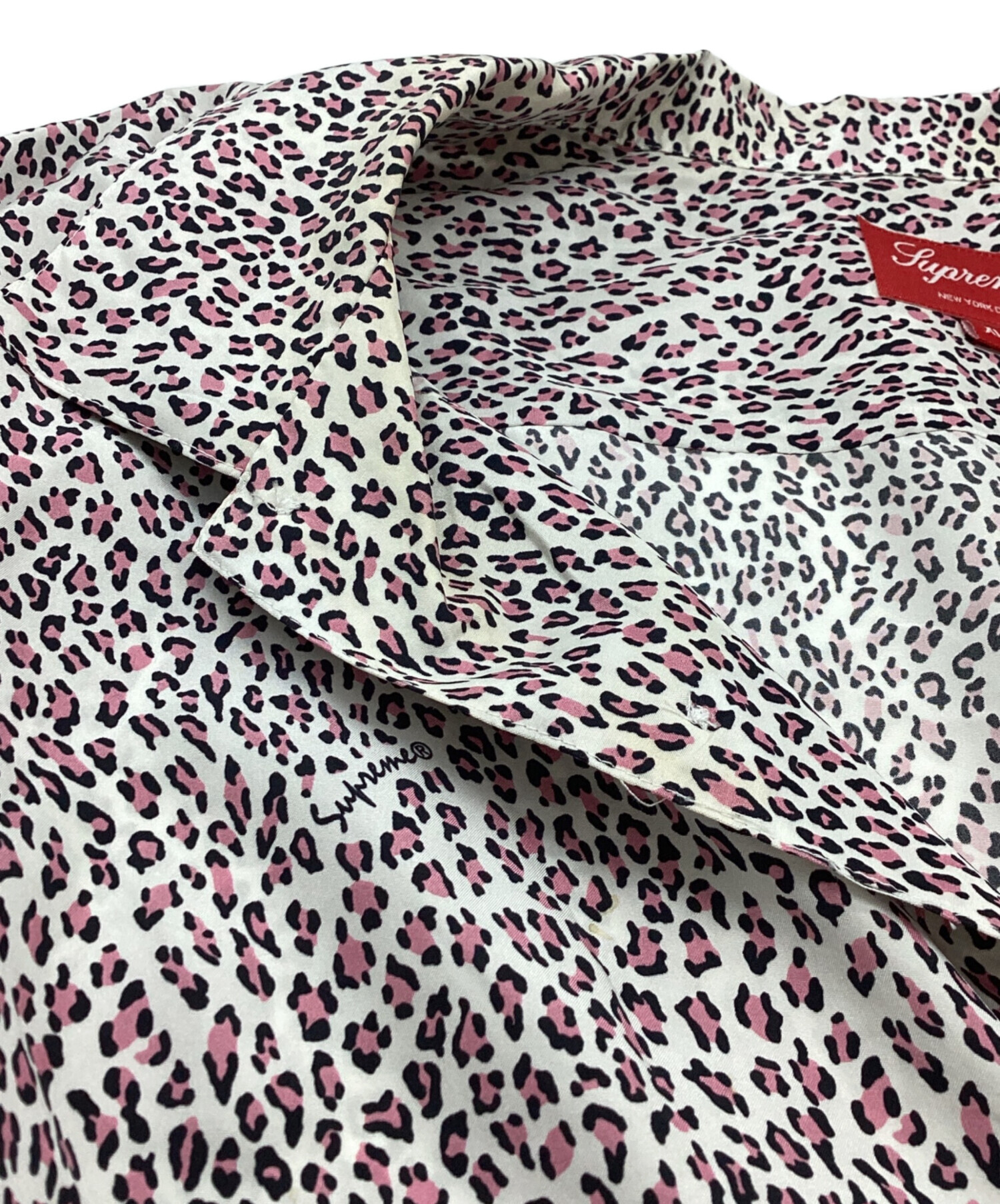 中古・古着通販】SUPREME (シュプリーム) Leopard Silk S/S Shirt 22SS