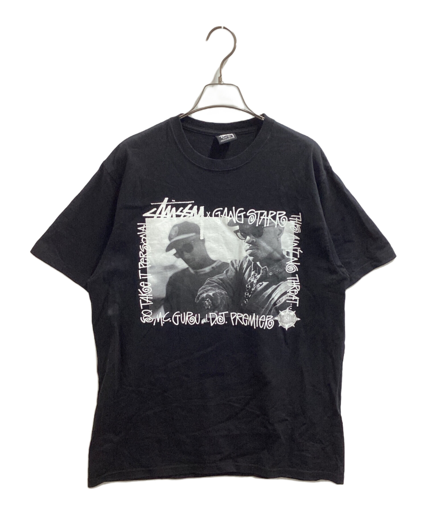 中古・古着通販】stussy (ステューシー) gang starr tee ブラック 