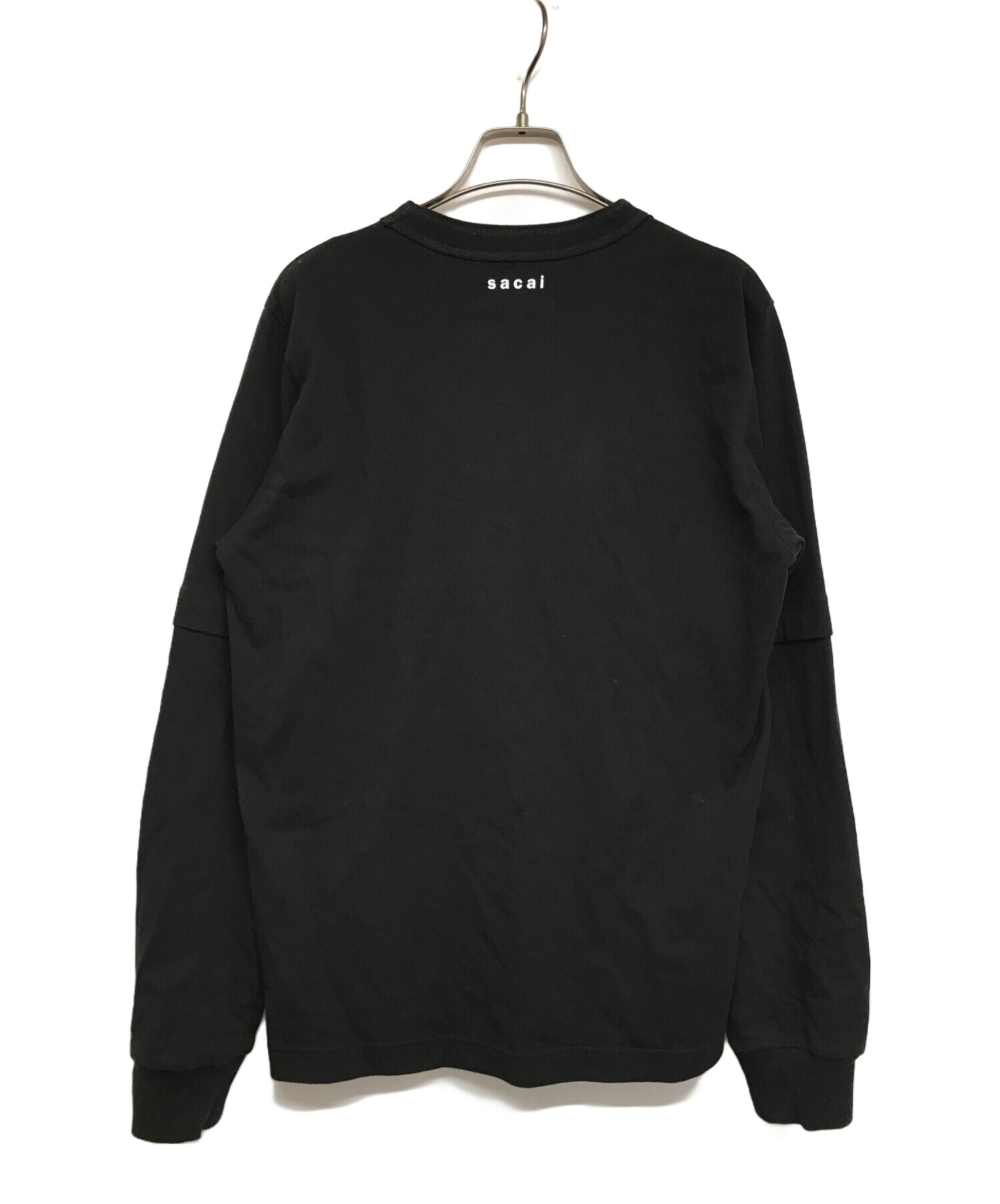 中古・古着通販】sacai (サカイ) Flock Print Long Sleeve T-Shirt