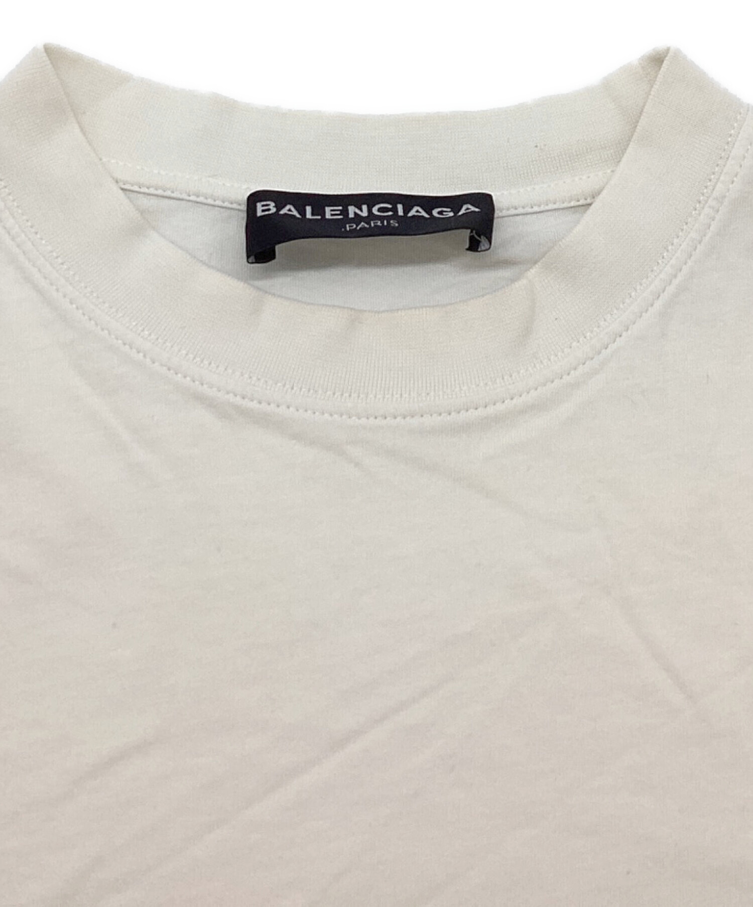 中古・古着通販】BALENCIAGA (バレンシアガ) バックロゴコットンT 