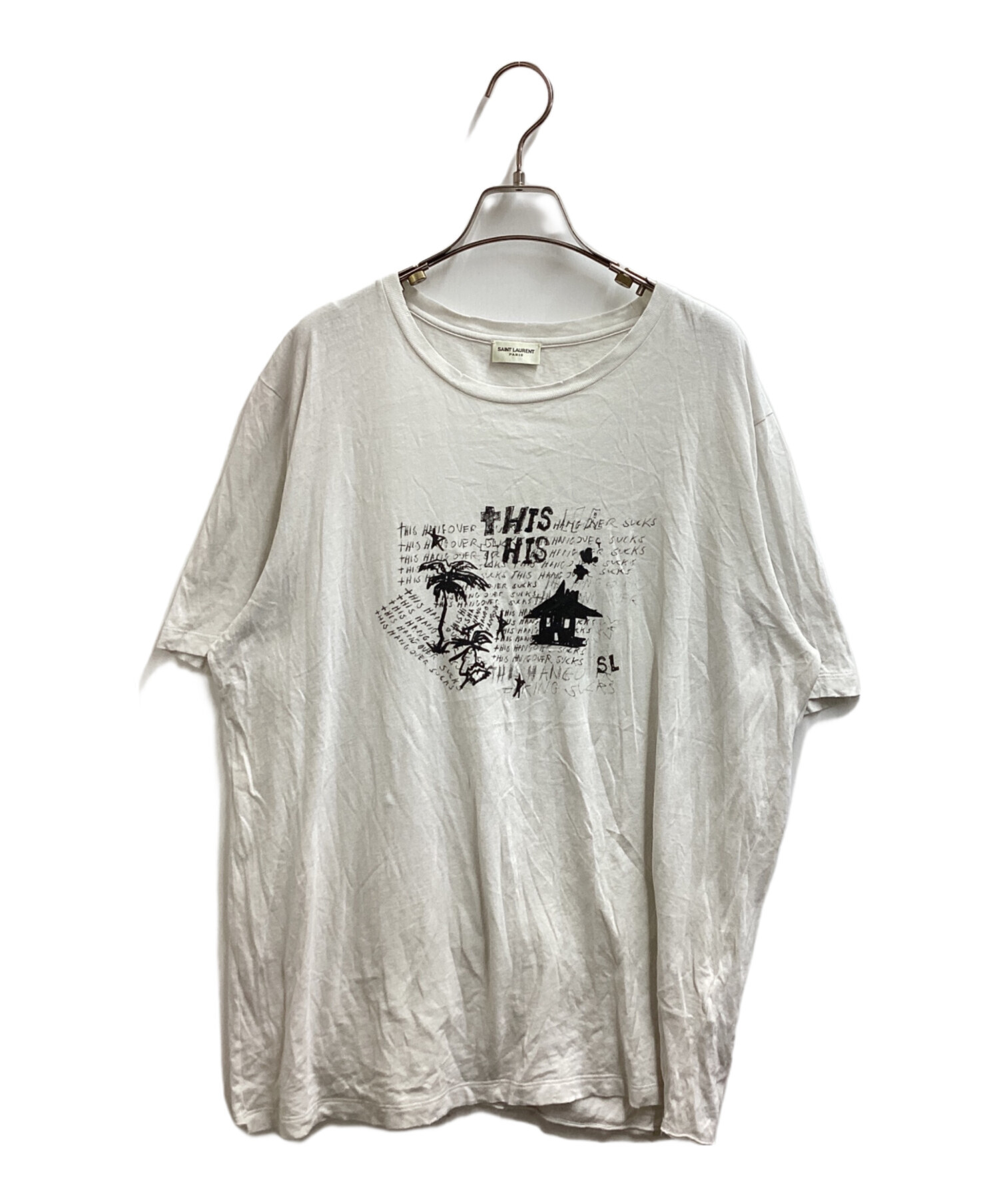 中古・古着通販】Saint Laurent Paris (サンローランパリ) プリントT 