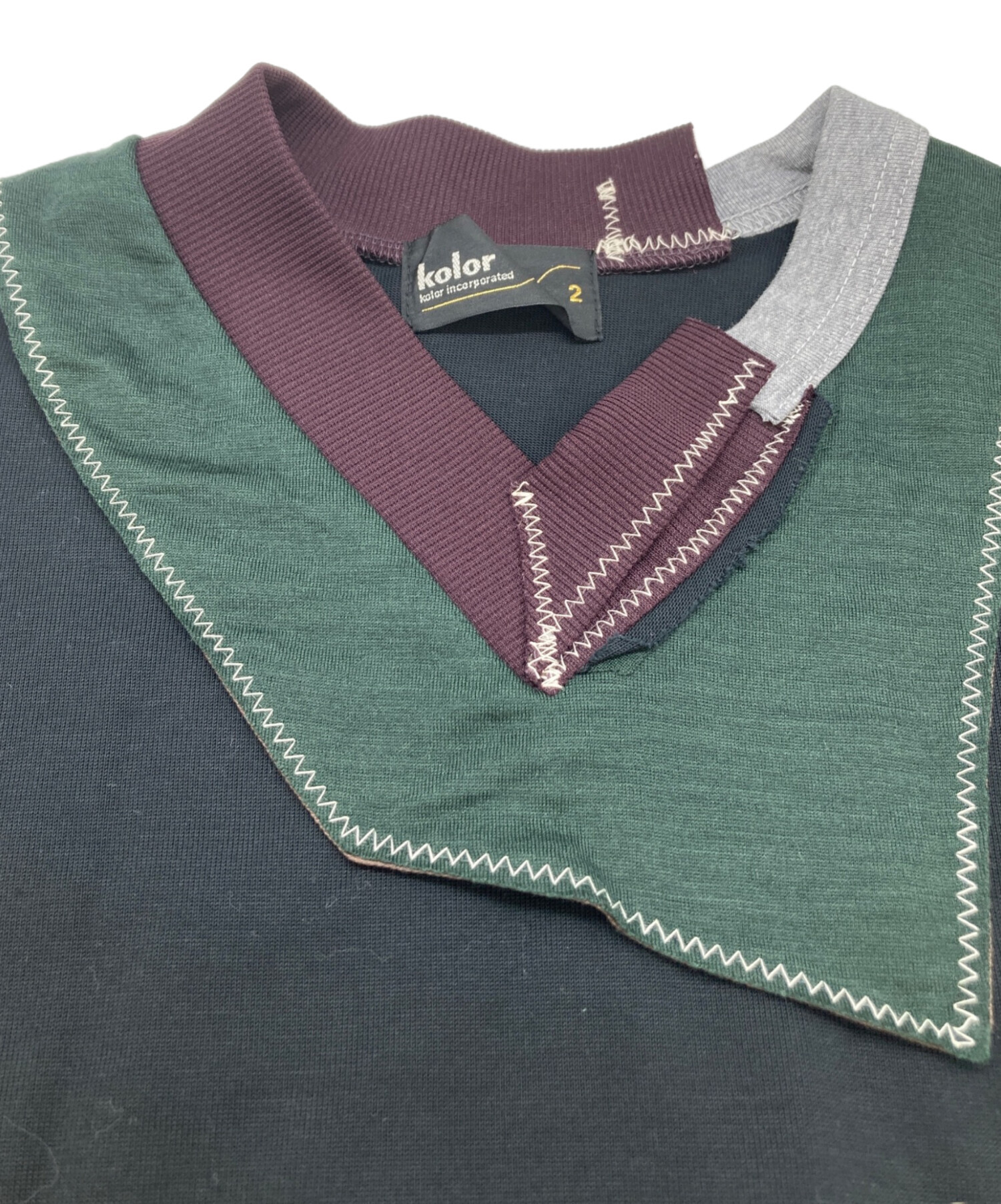 中古・古着通販】KOLOR (カラー) 22SS 度詰め天竺 CUTSEW 22SCM-T08208 