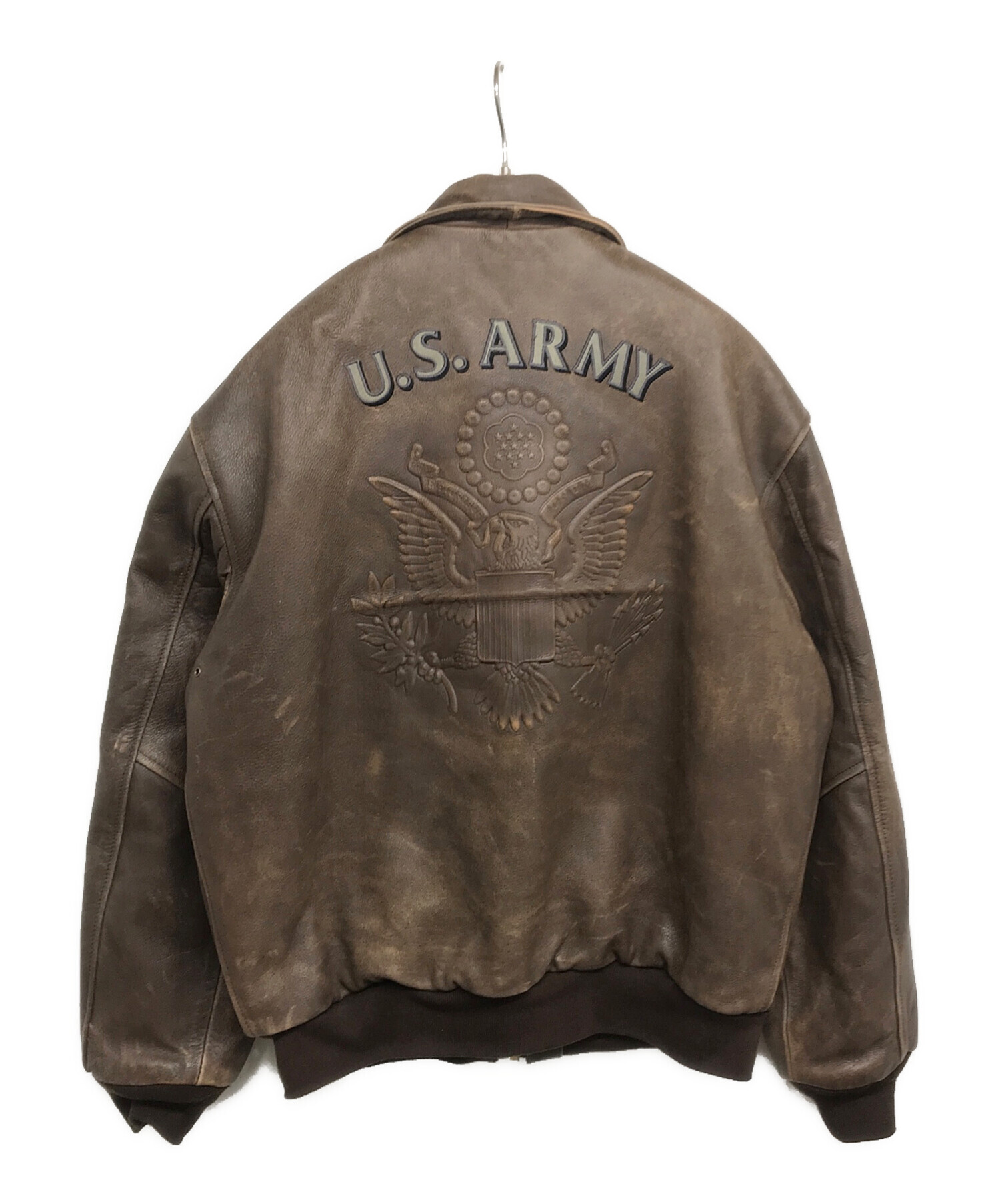 中古・古着通販】MORGAN (モーガン) A-2フライトジャケット ブラウン