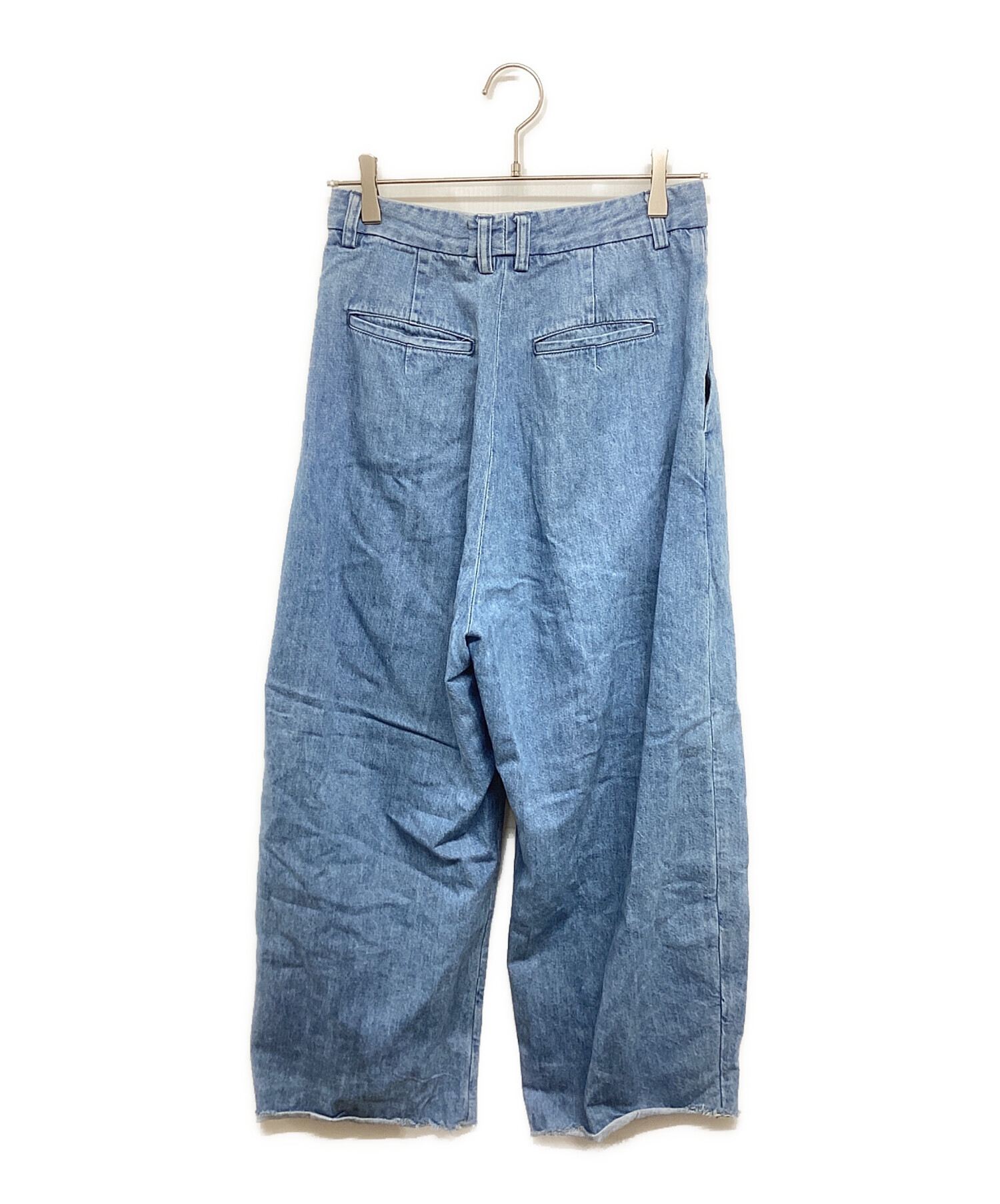 中古・古着通販】THIRD MAGAZINE (サードマガジン) デニムタックパンツ 