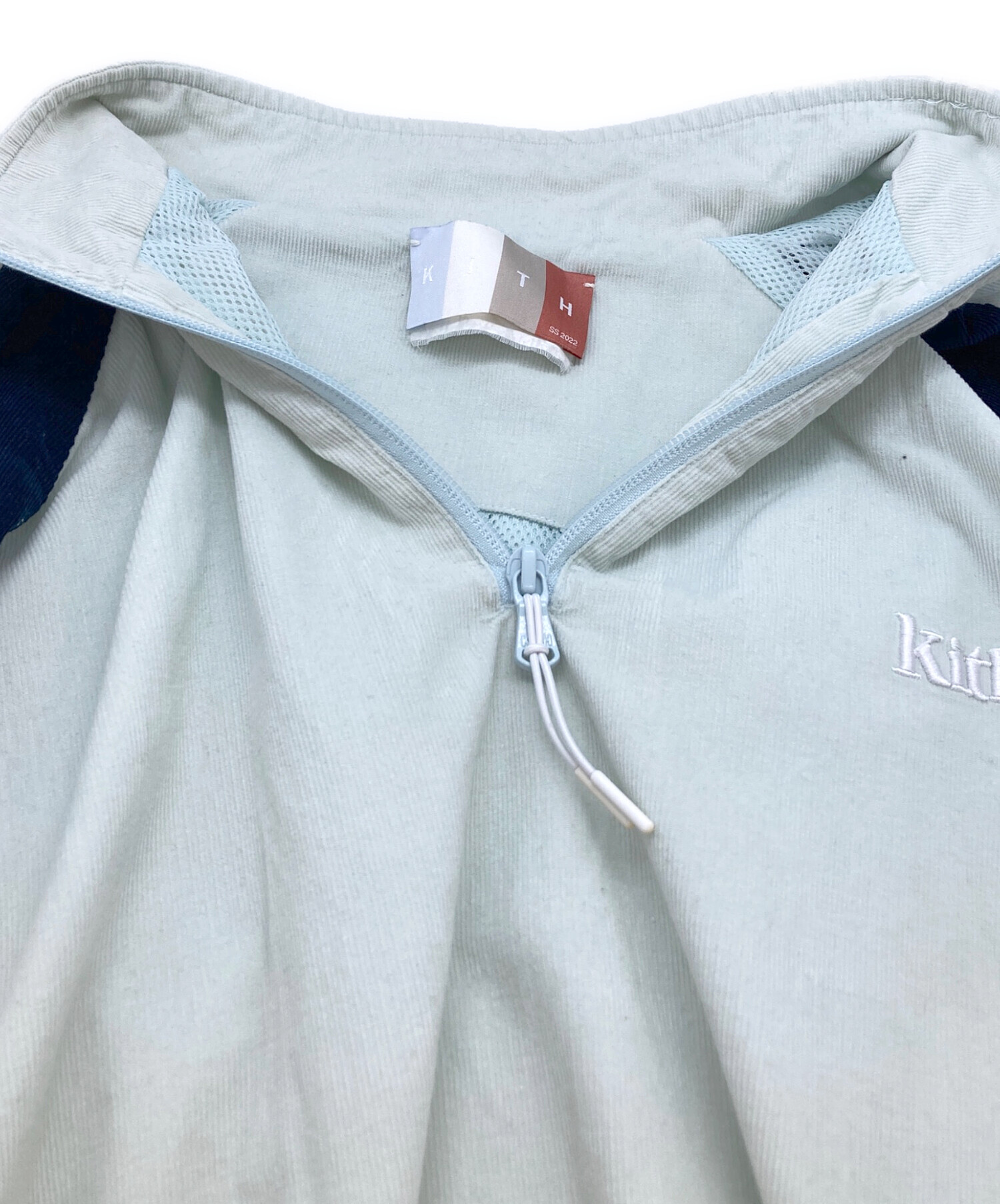 中古・古着通販】KITH (キス) ハーフジップ半袖シャツ ミント 中古・古着通販】KITH (キス) ハーフジップ半袖シャツ ミント