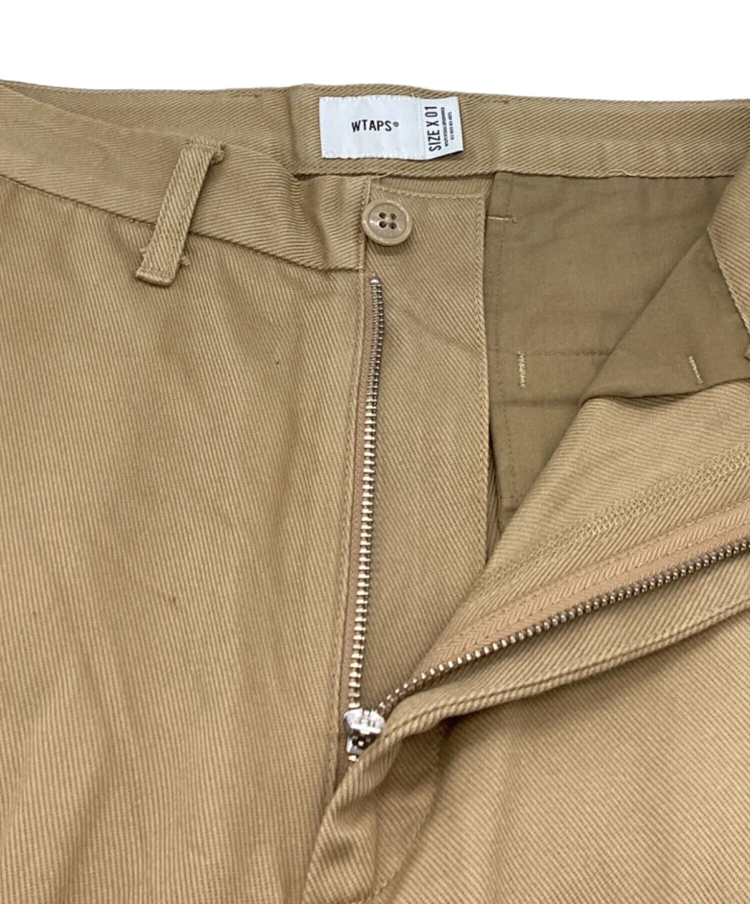 直売オンラインストア WTAPS UNION 01 TROUSERS ベージュ S 中古