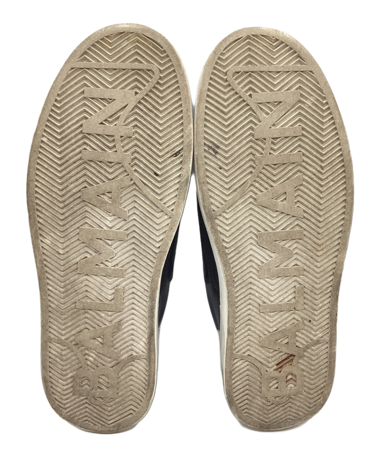 中古・古着通販】BALMAIN (バルマン) レザースニーカー ブラック